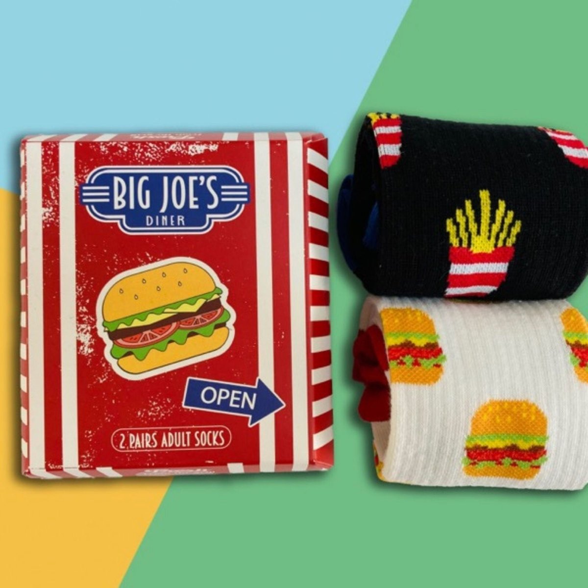 Boxt Socks Unisex Burger 2 pcs - ebebek - Black Friday