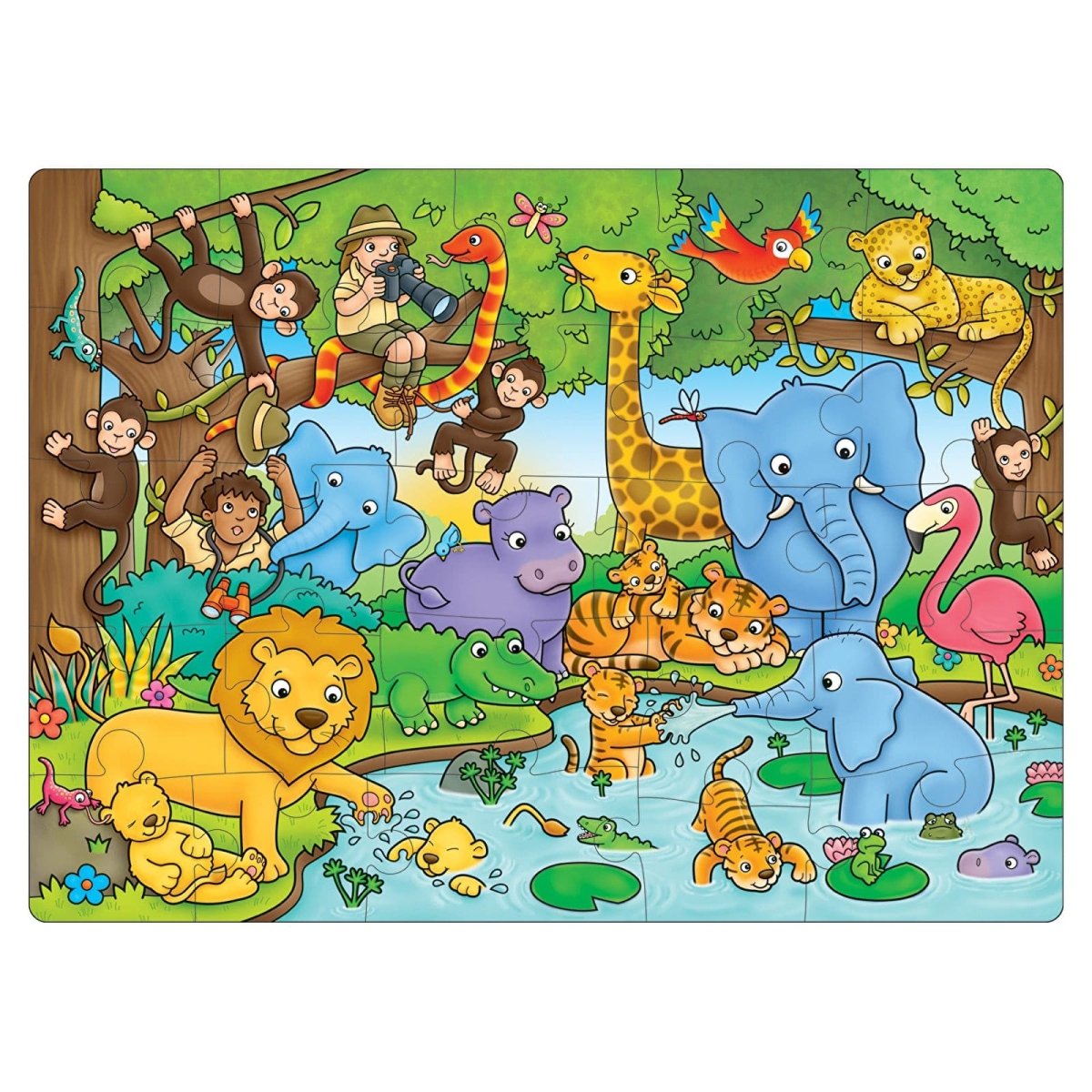 Orchard Toys Who's In The Jungle? Jigsaw Puzzle - ebebek - Black Friday
