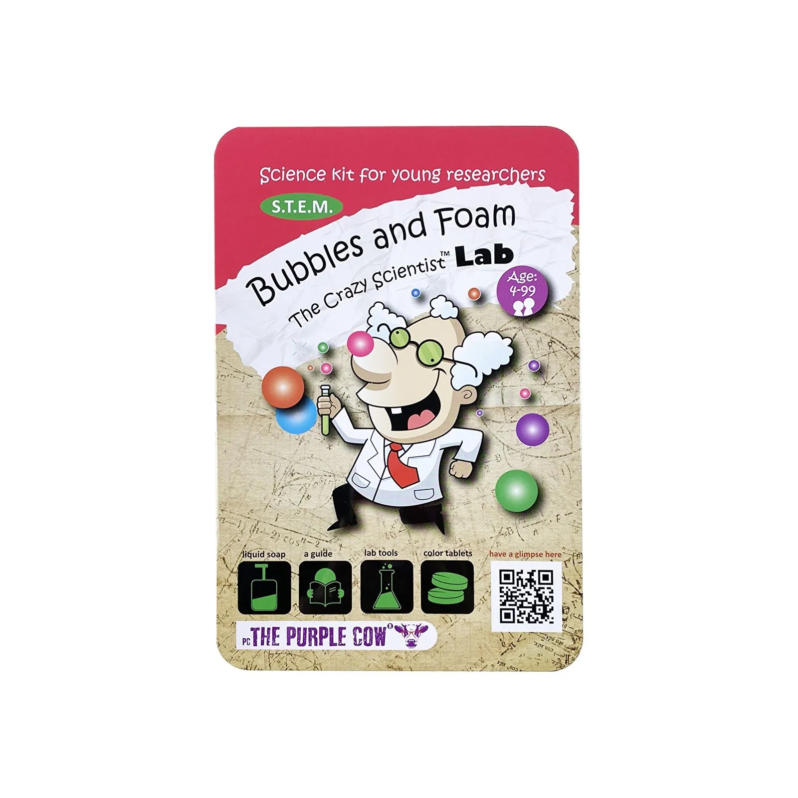 The Purple Cow Crazy Scientist LAB Bubbles & Foam - ebebek - Black Friday