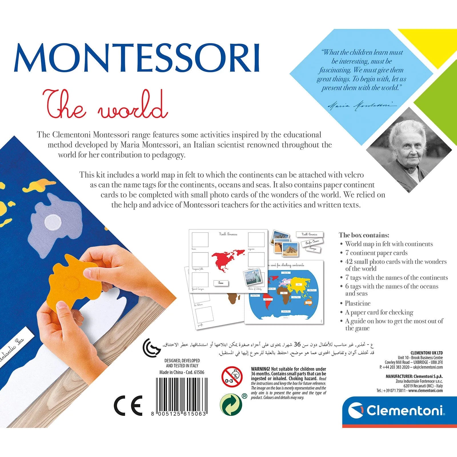 Clementoni Montessori - World - ebebek - Black Friday