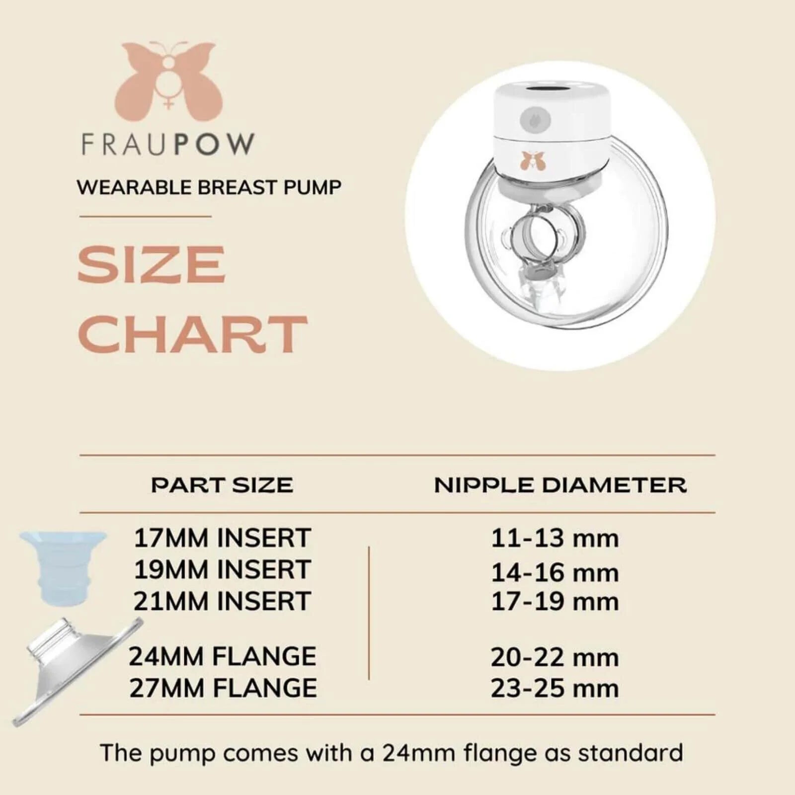 Fraupow Silicone Pump Insert 13mm - ebebek - Black Friday
