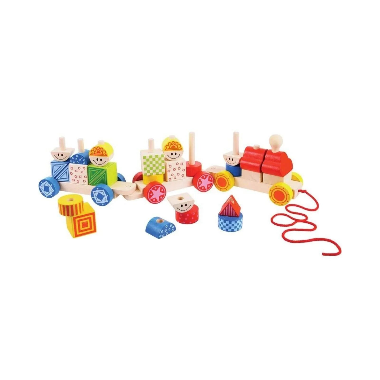 Bigjigs Toys Build Up Train - ebebek - Black Friday