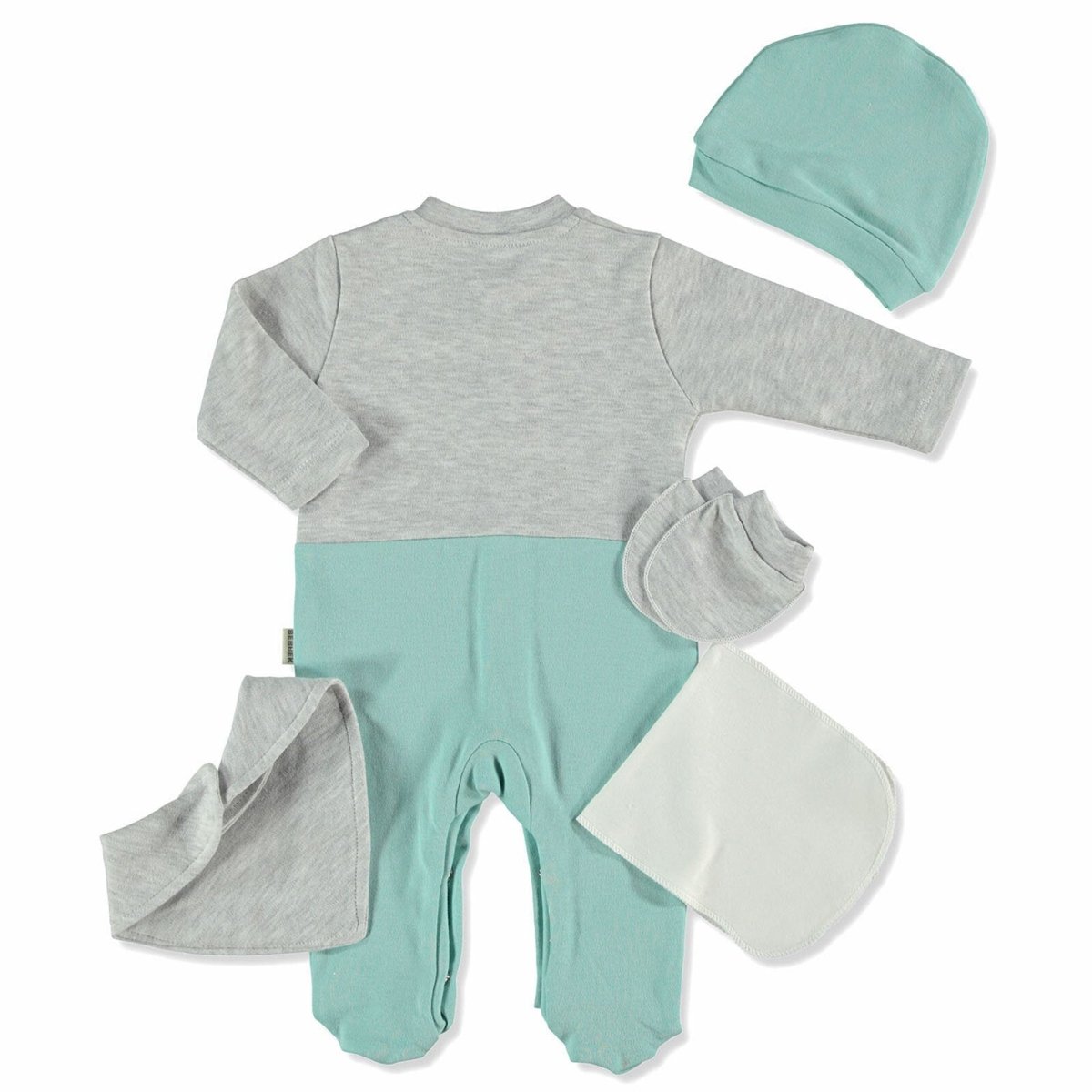 Bebbek Baby Boy 5 Pcs Newborn Starter Set - Green - ebebek - Black Friday
