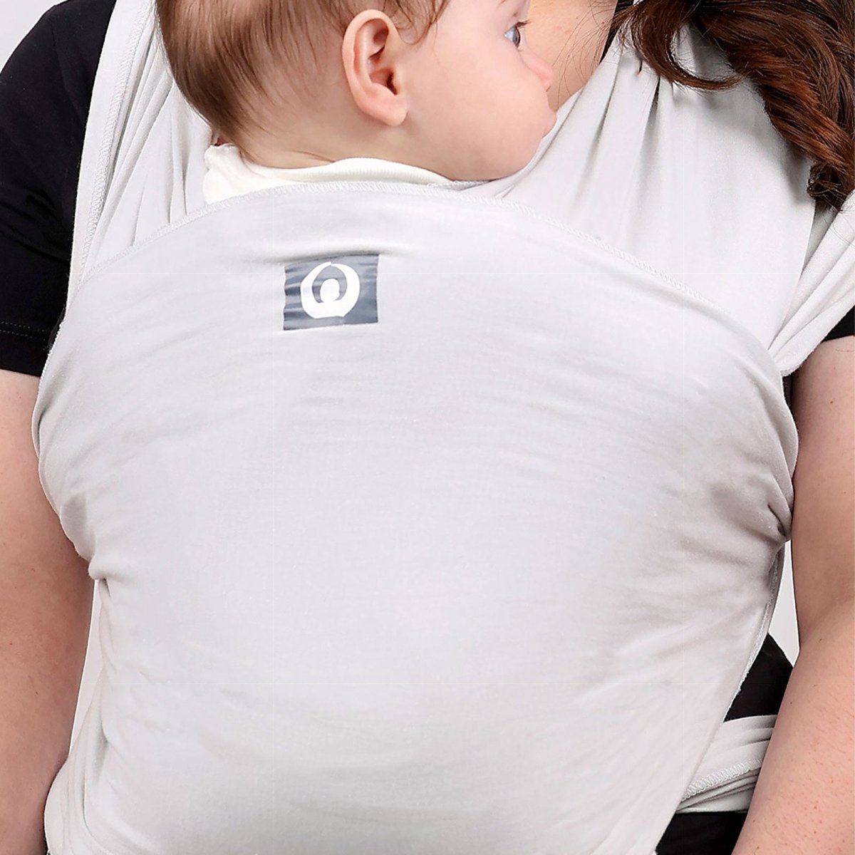 Gaia Carry Stretchy Baby Wrap Organic Cotton - Silver Grey - ebebek - Black Friday