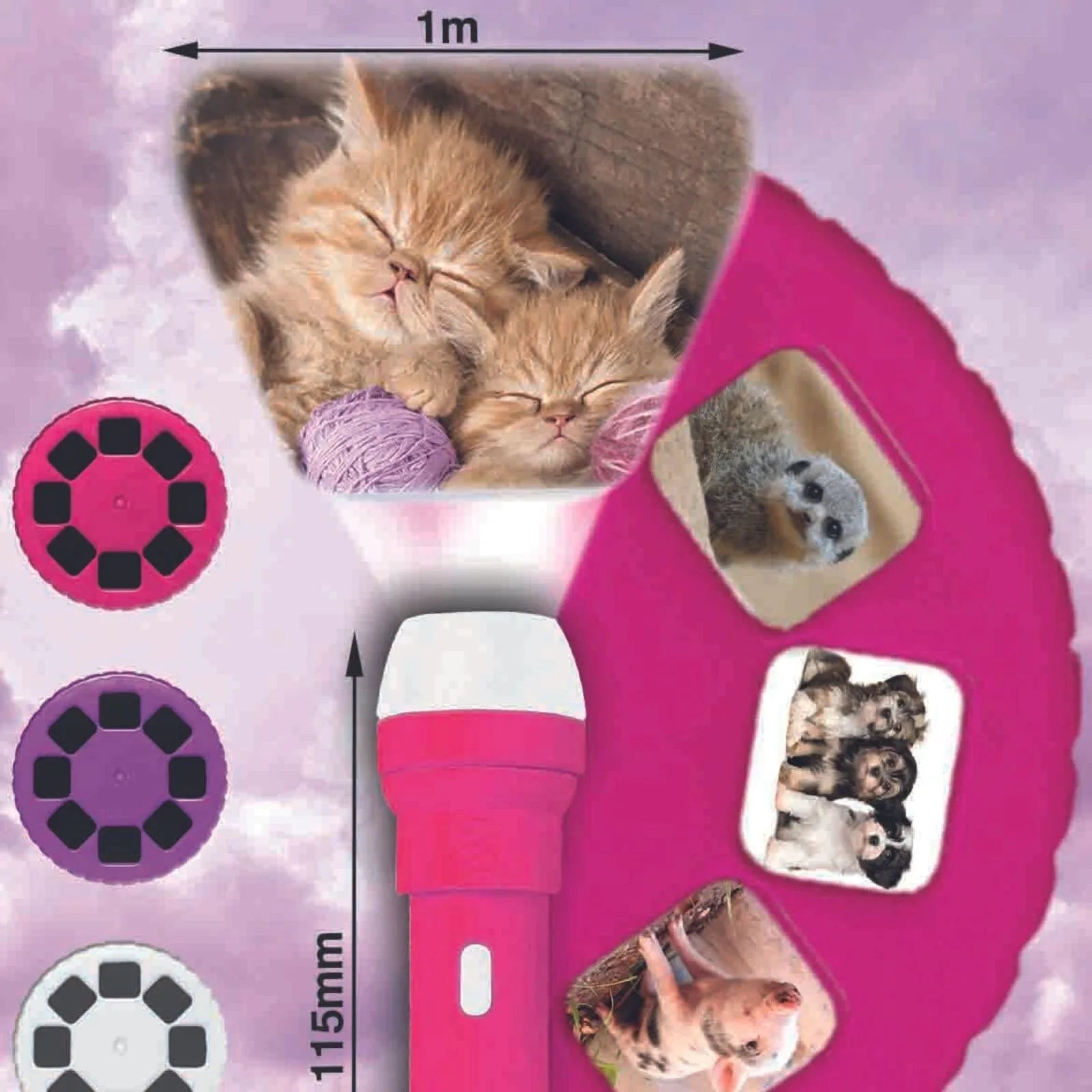 Brainstorm Torch and Projector - Cute & Cuddly - ebebek - Black Friday