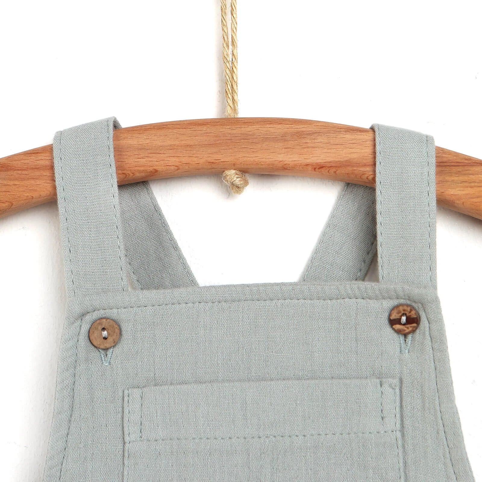 HelloBaby Newborn Muslin Romper - Light Green - ebebek - Black Friday