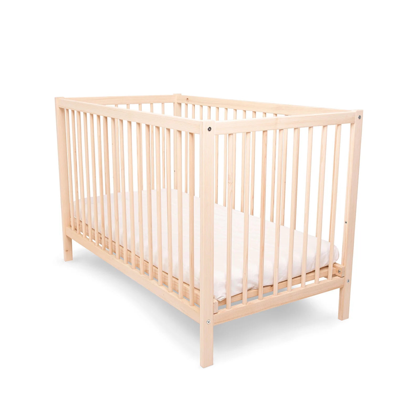 Kukka Natural Wood 2 - Level Cot 60x120 cm - ebebek - Black Friday