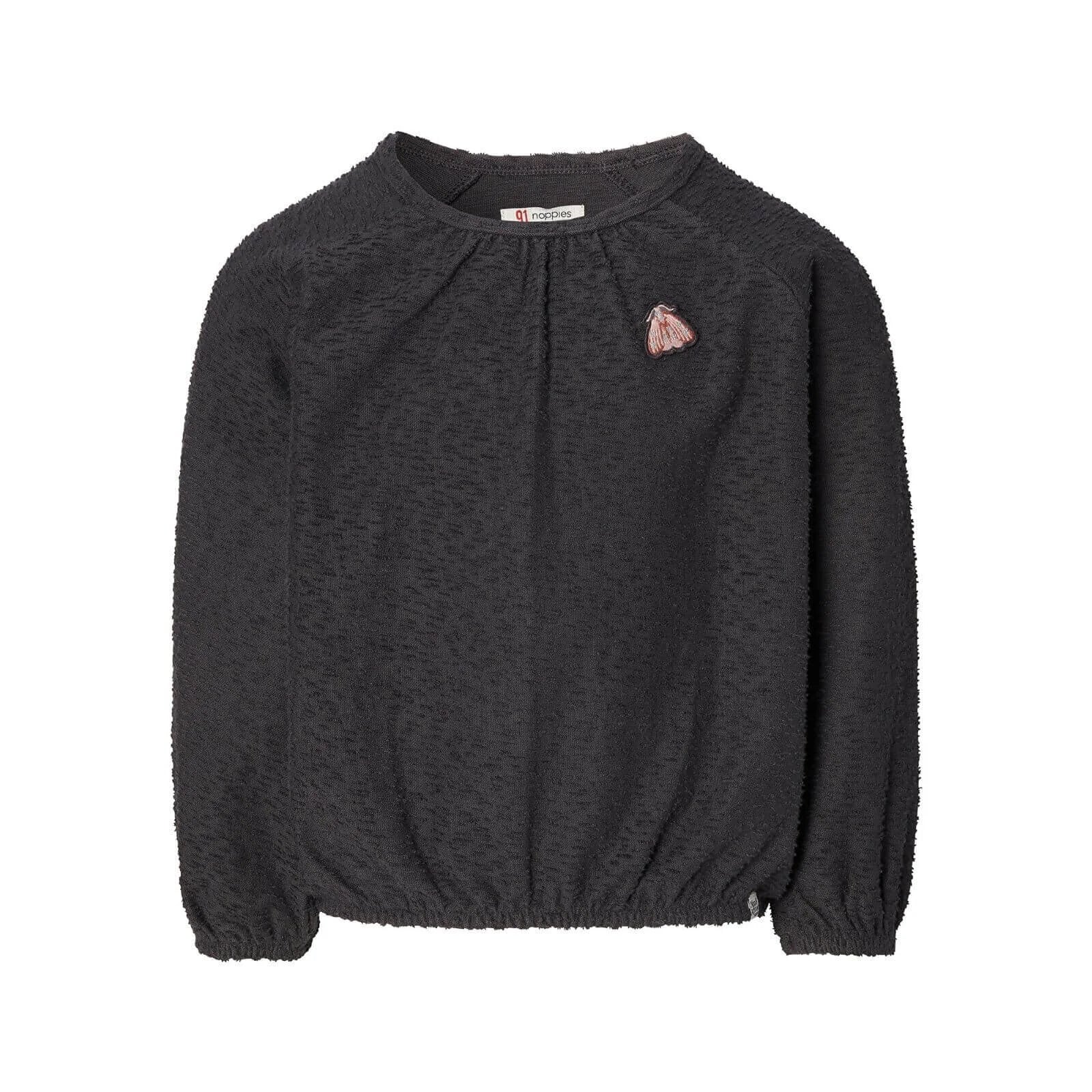 Noppies Girls T-shirt Long Sleeve Kalymnos - Phantom - ebebek - Black Friday