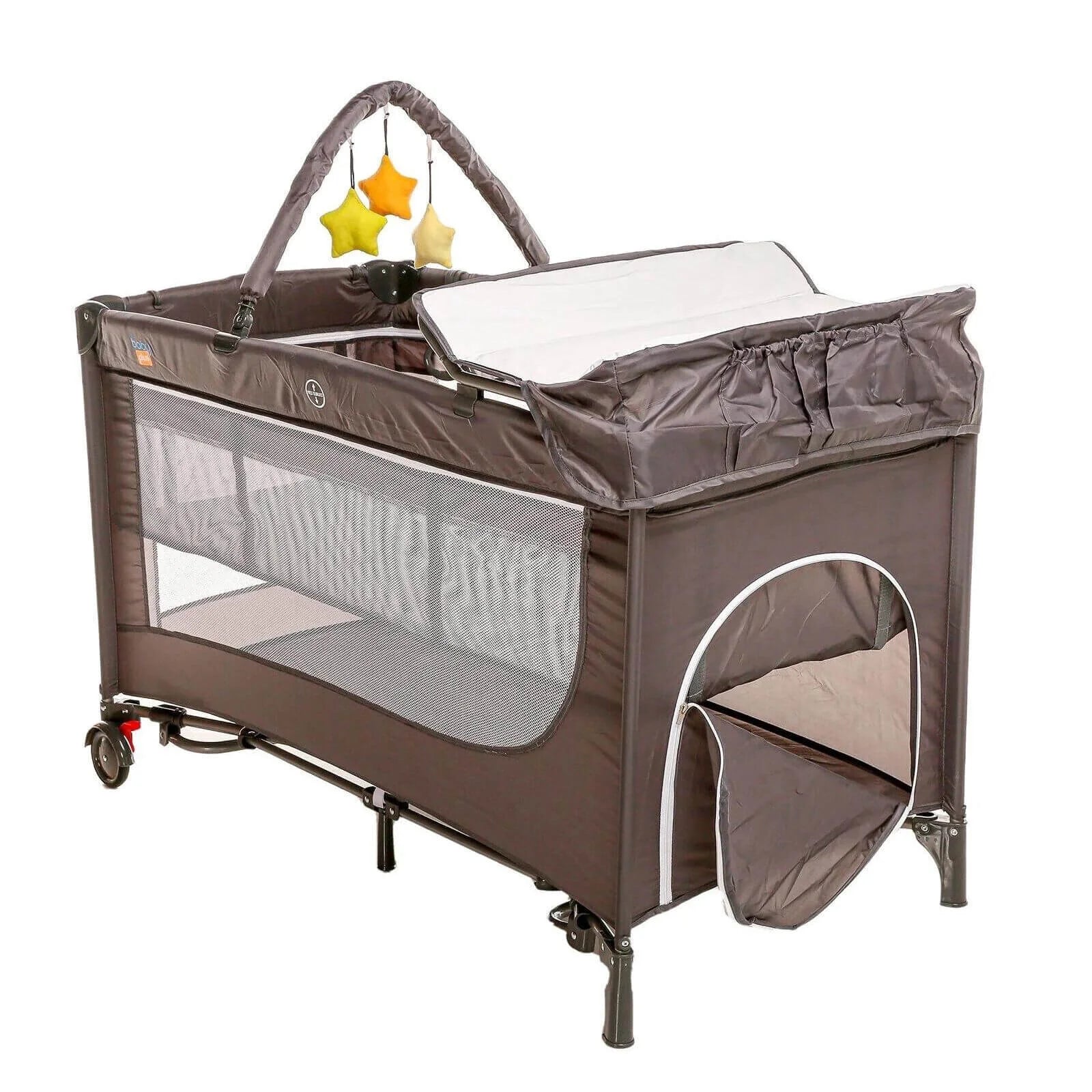 baby plus Play - Sleep Travel Cot - Grey - ebebek - Black Friday