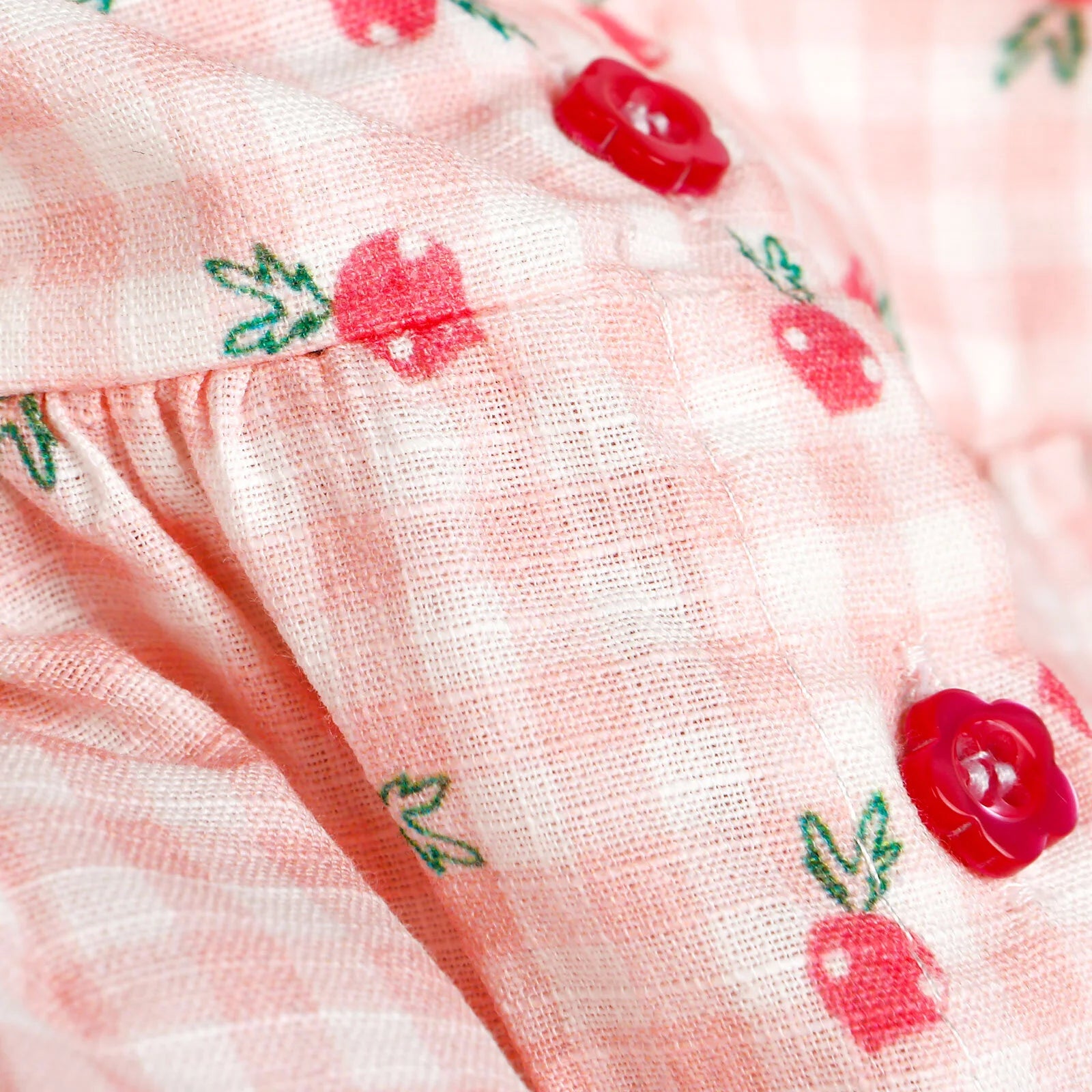 HelloBaby Basic Baby Girl Gingham Patter - Light Pink - ebebek - Black Friday