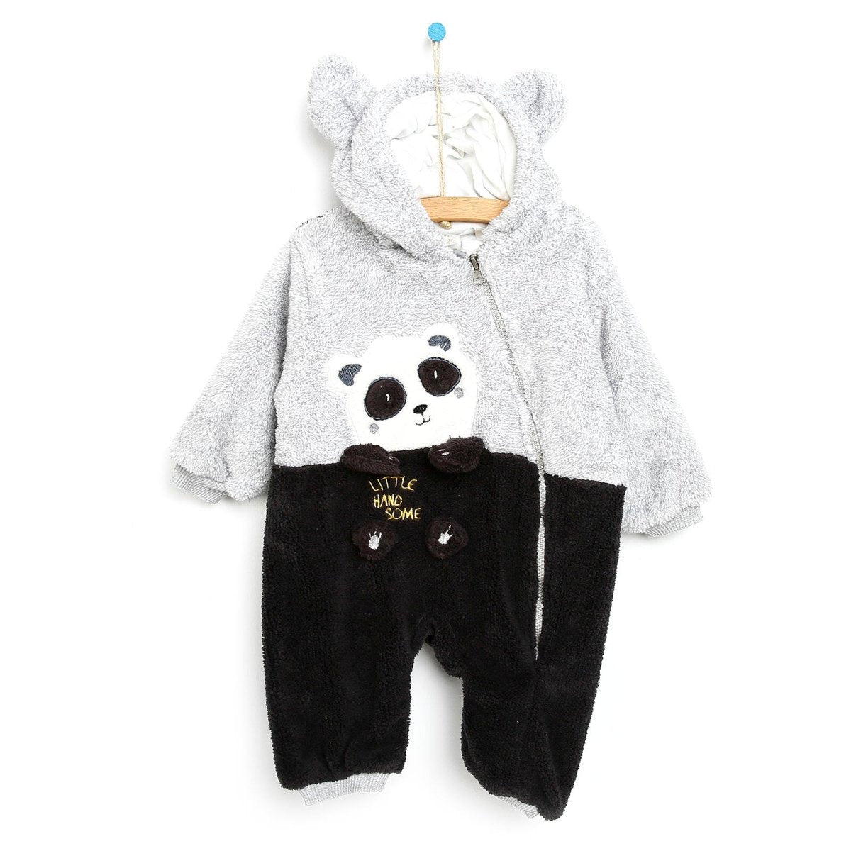 Midimod Welsoft Jumpsuit - Grey - ebebek - Black Friday