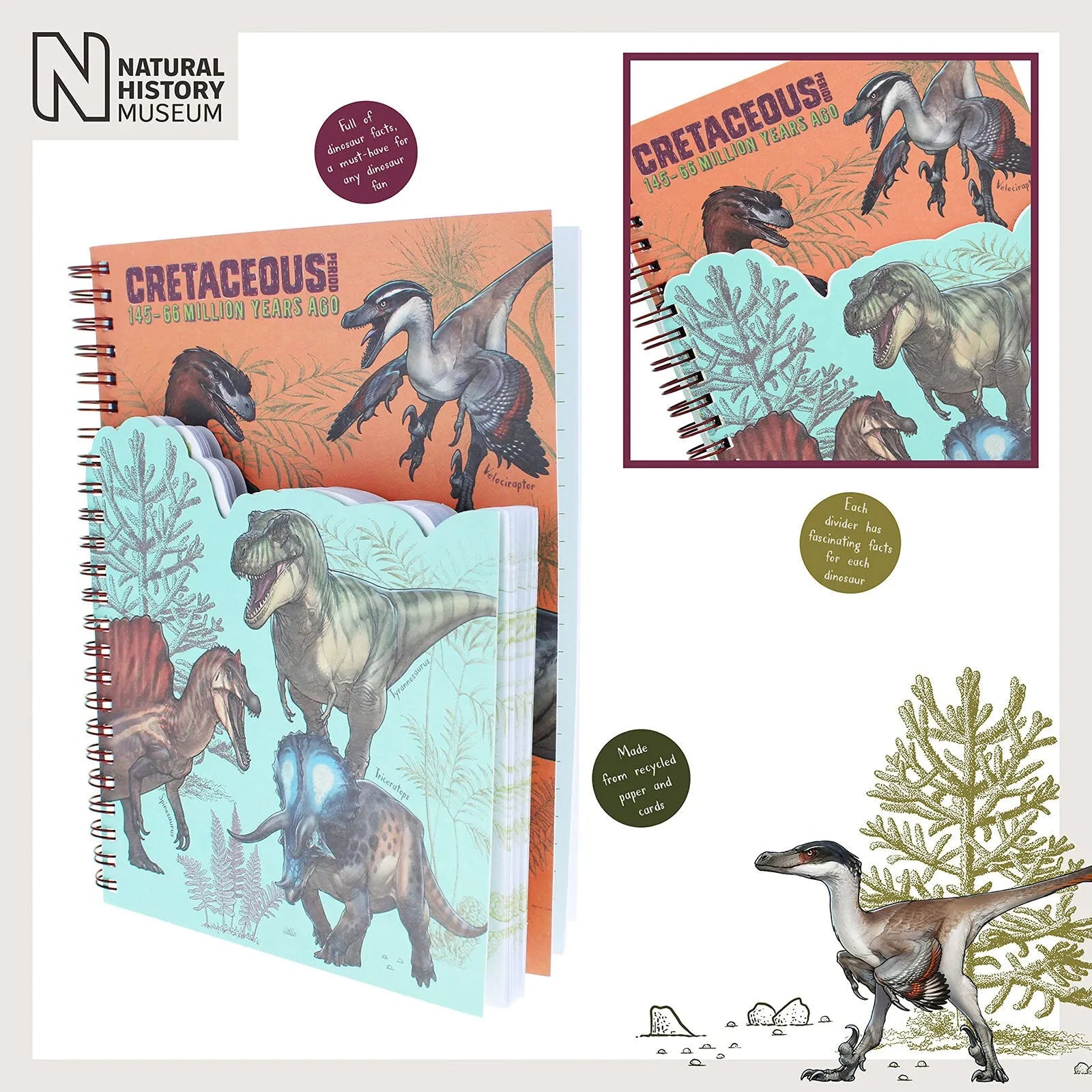 National History Museum A5 Die Cut Notebook - ebebek - Black Friday