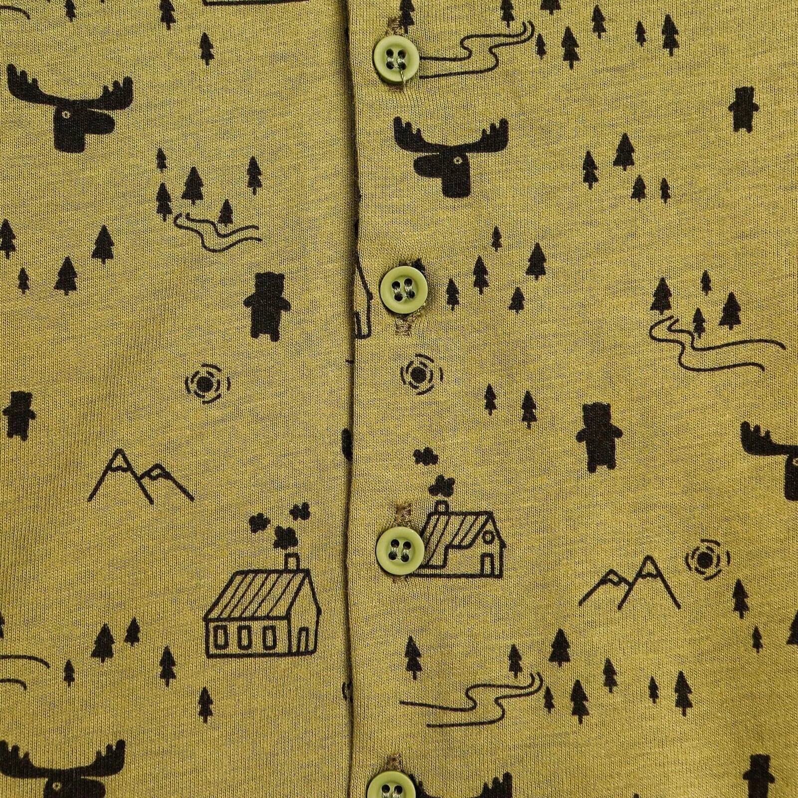 HelloBaby Basic Baby Boy Pyjamas Set - Khaki - ebebek - Black Friday