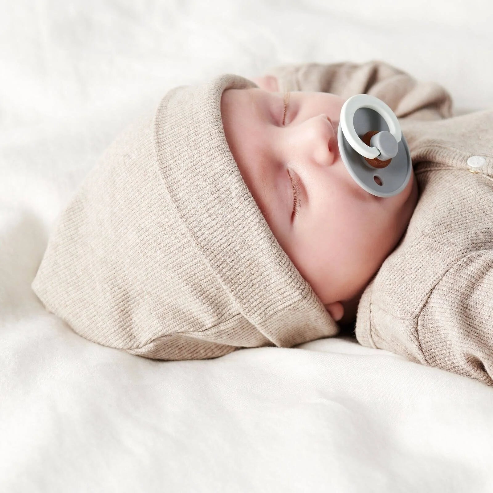 Noppies U Hat Rib Nevel - Taupe Melange - ebebek - Black Friday