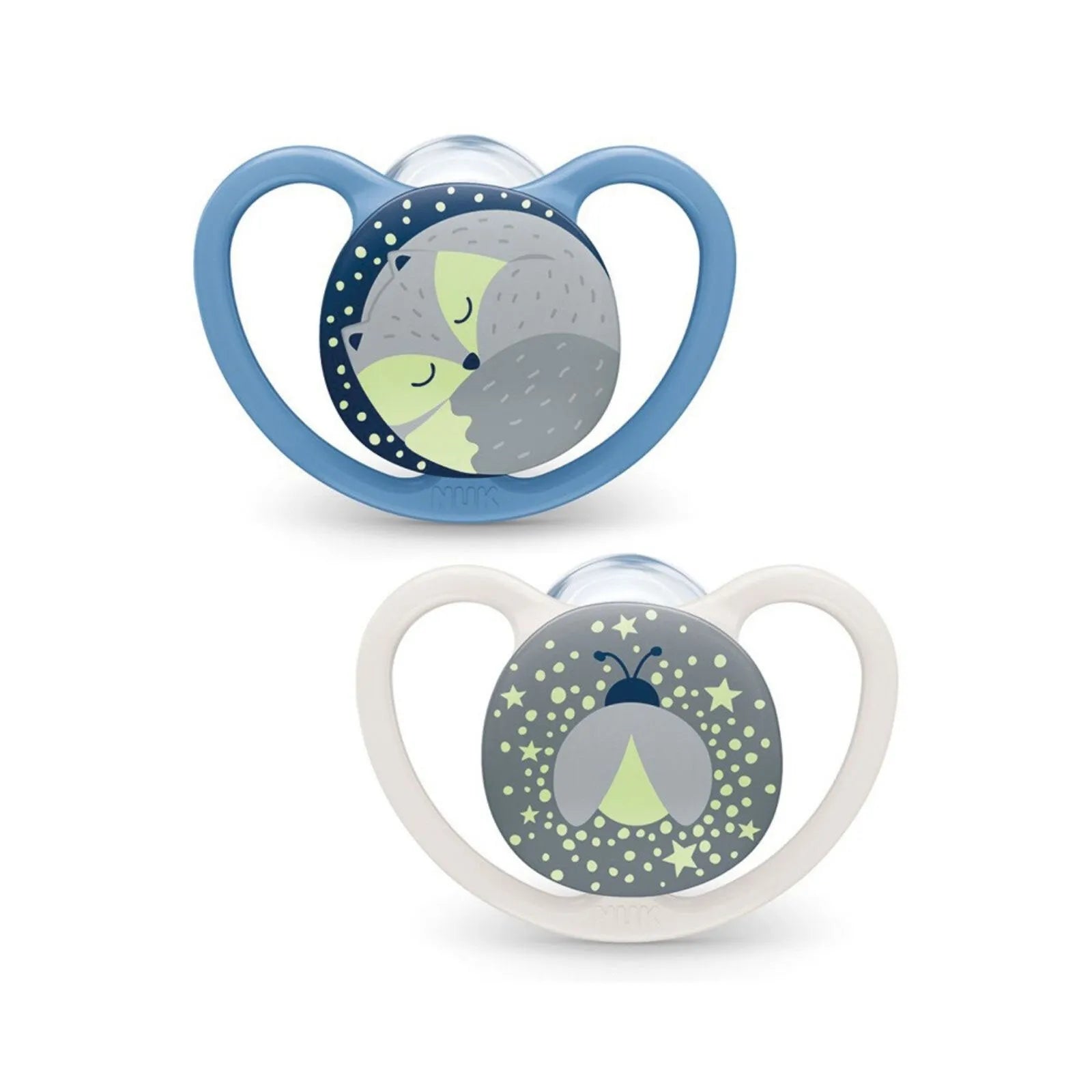 NUK Space Night Soother 6 - 18 months Pack of 2 Assorted - ebebek - Black Friday