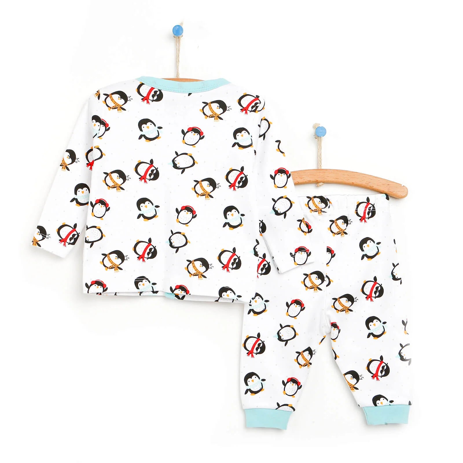 HelloBaby Basic Baby Boy Pyjamas Set - White - ebebek - Black Friday