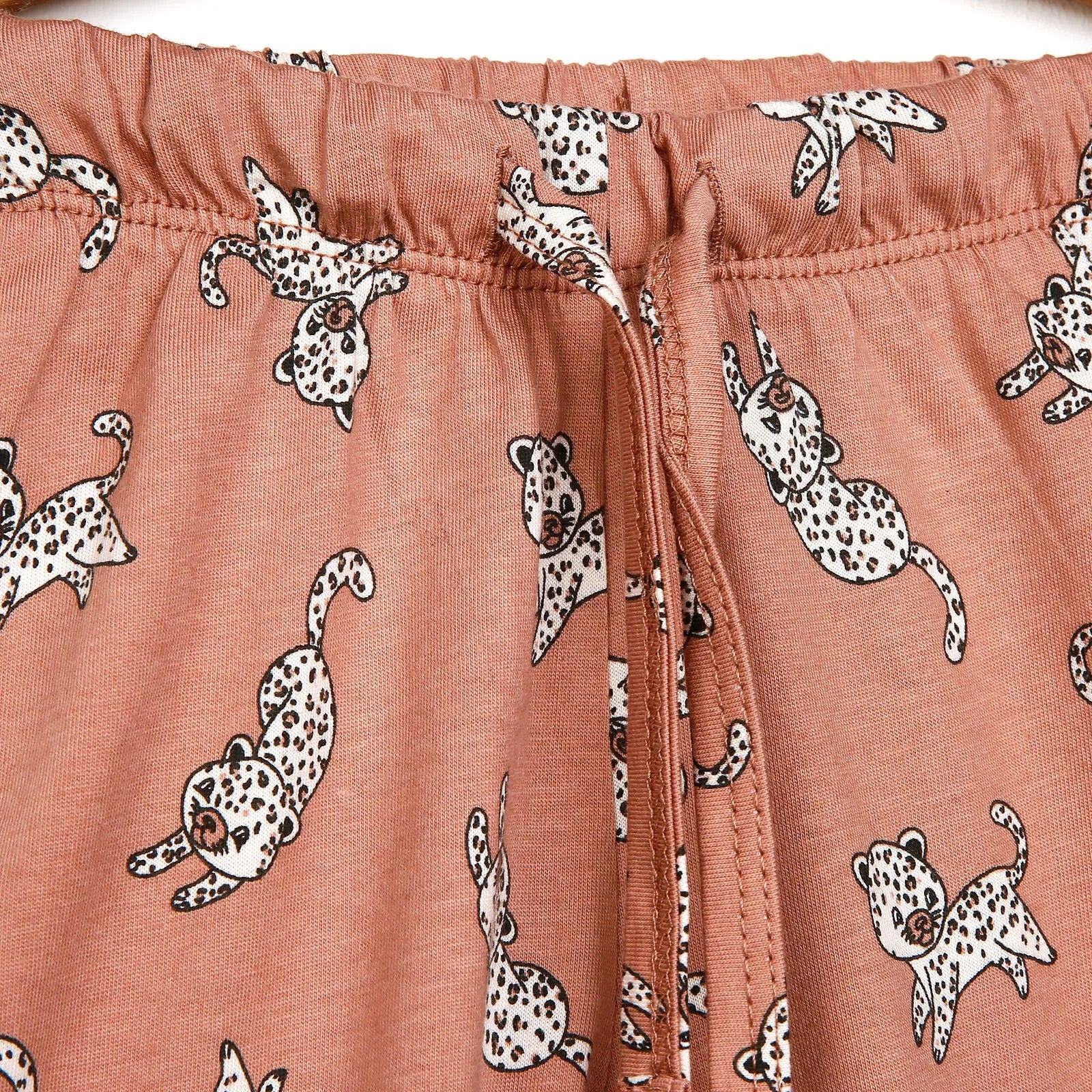 Antebies Newborn Cheetah Organic Footless - Light Rose - ebebek - Black Friday