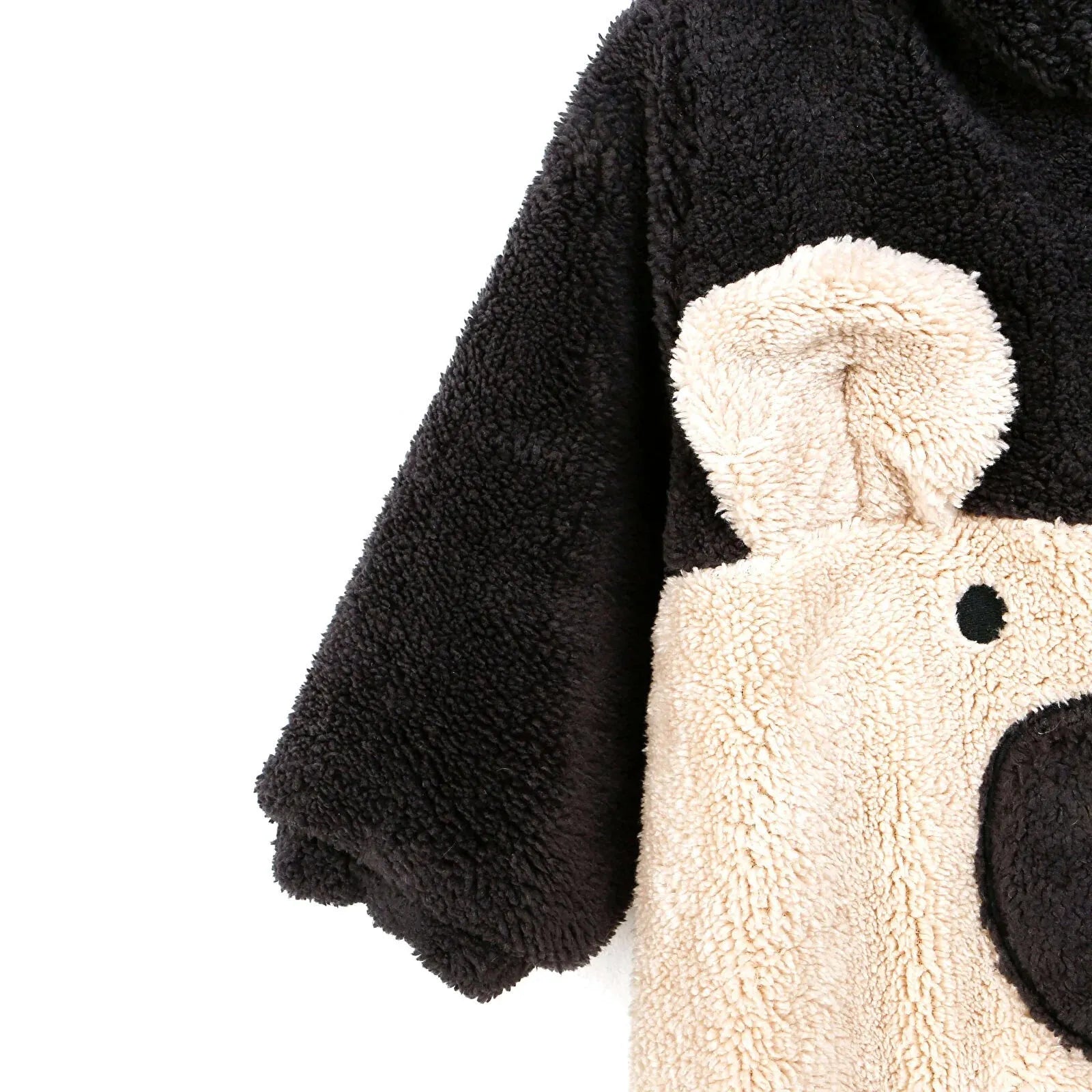 Midimod Newborn Baby Boy Cute Bear Welsoft Jumpsuit - Anthracite - ebebek - Black Friday