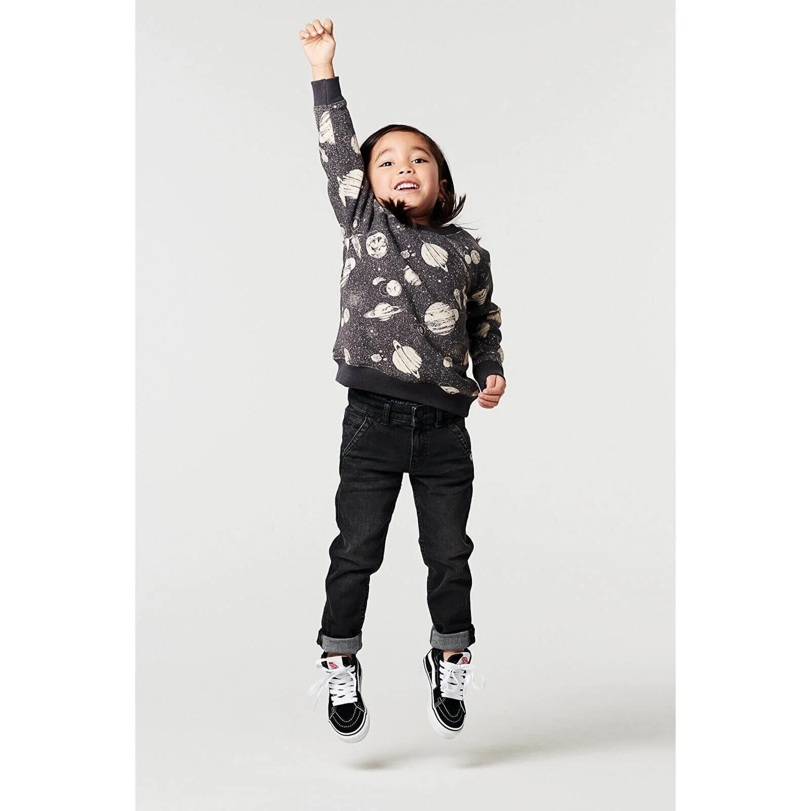 Noppies Boys Sweater Long Sleeve Knutsford Allover Print - Phantom - ebebek - Black Friday