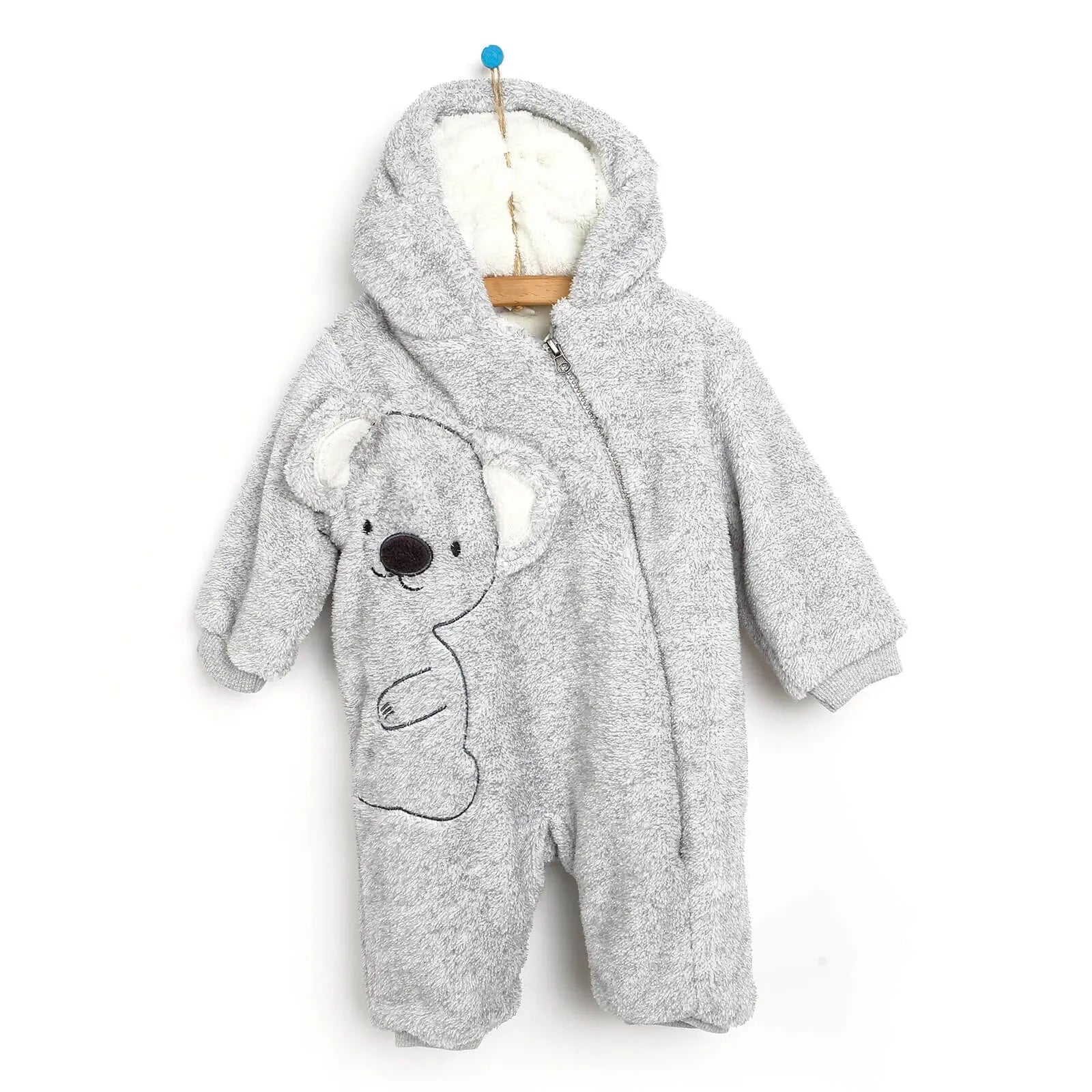 Midimod Welsoft Jumpsuit - Grey - ebebek - Black Friday