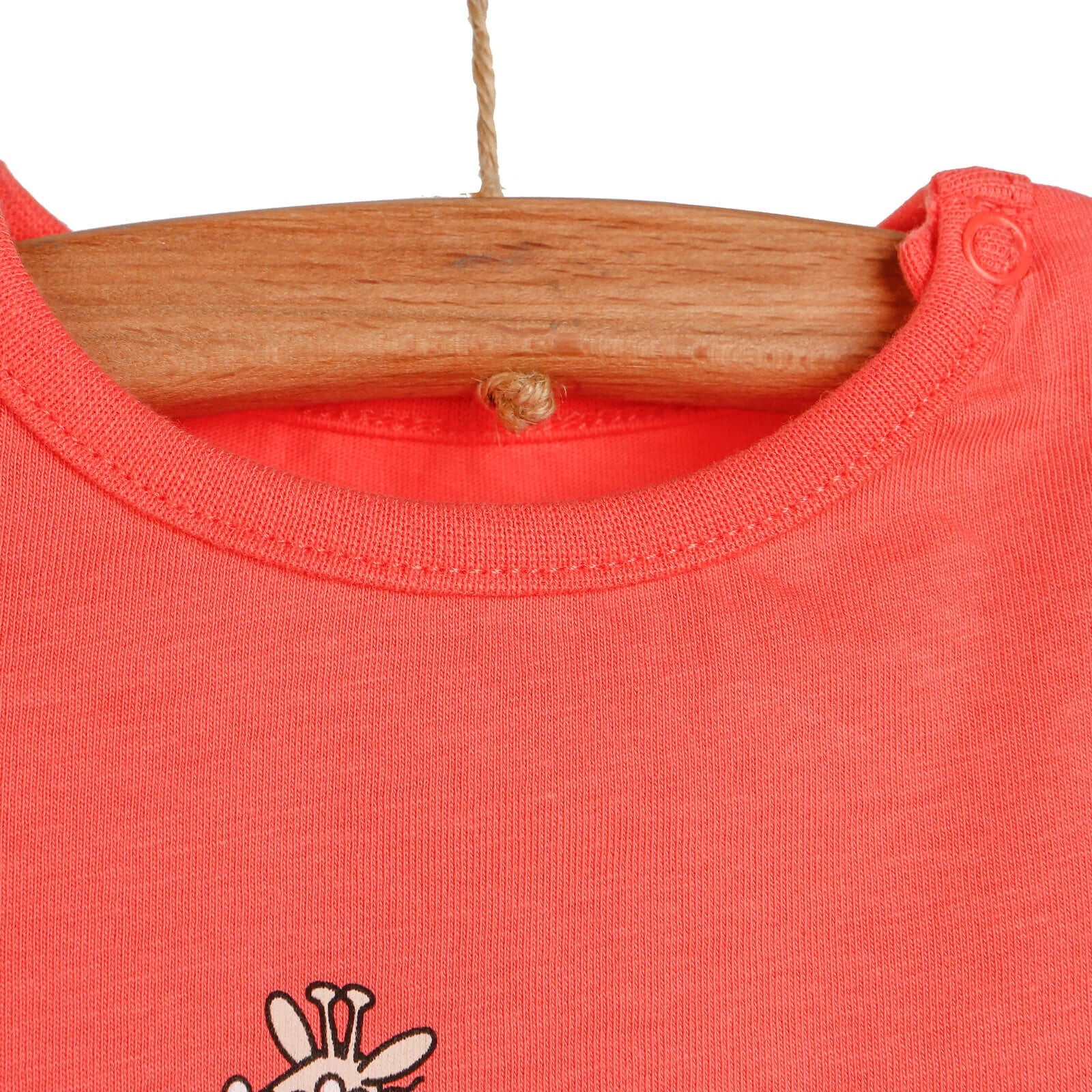 HelloBaby Basic Baby Girl Tshirt - Coral - ebebek - Black Friday