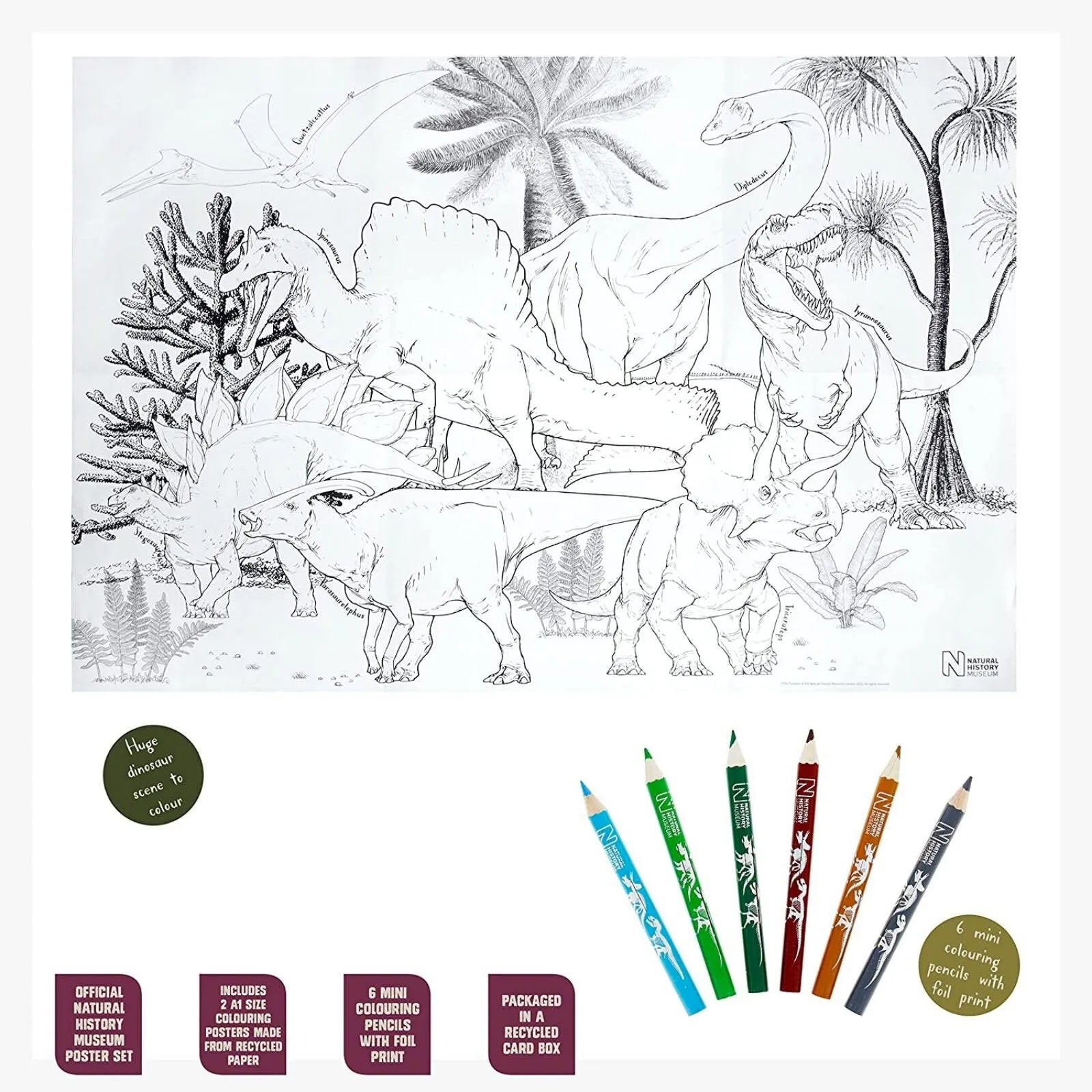 National History Museum Giant Poster Set - ebebek - Black Friday