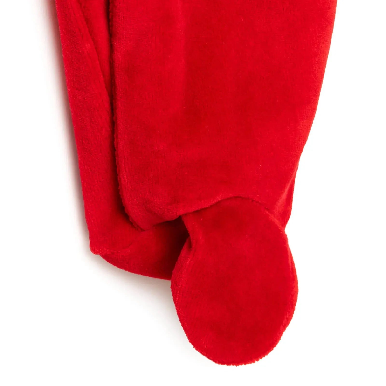 Ma Douce Newborn Velvet Footed Jumpsuit - Red - ebebek - Black Friday