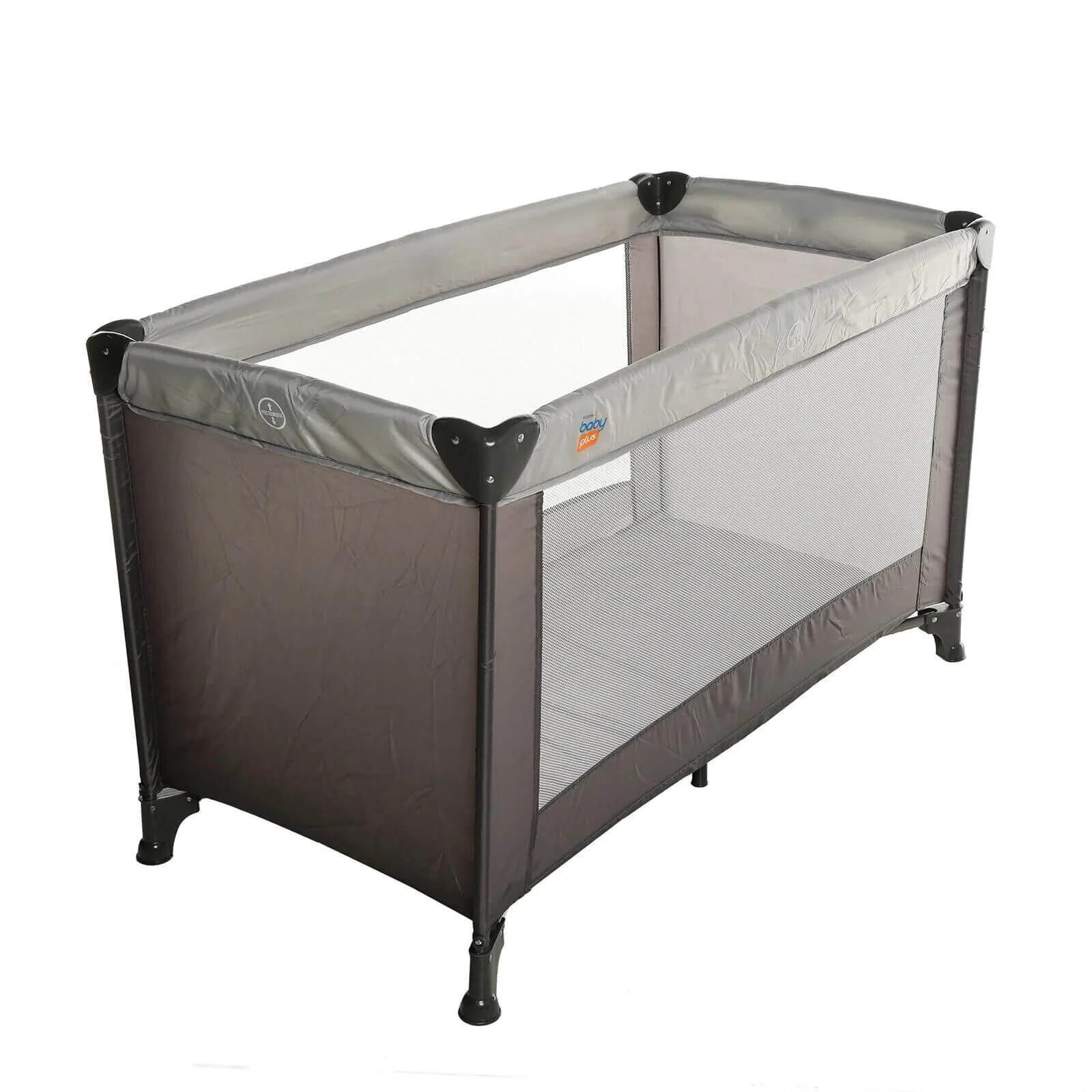 baby plus Eco Travel Cot - Grey - ebebek - Black Friday