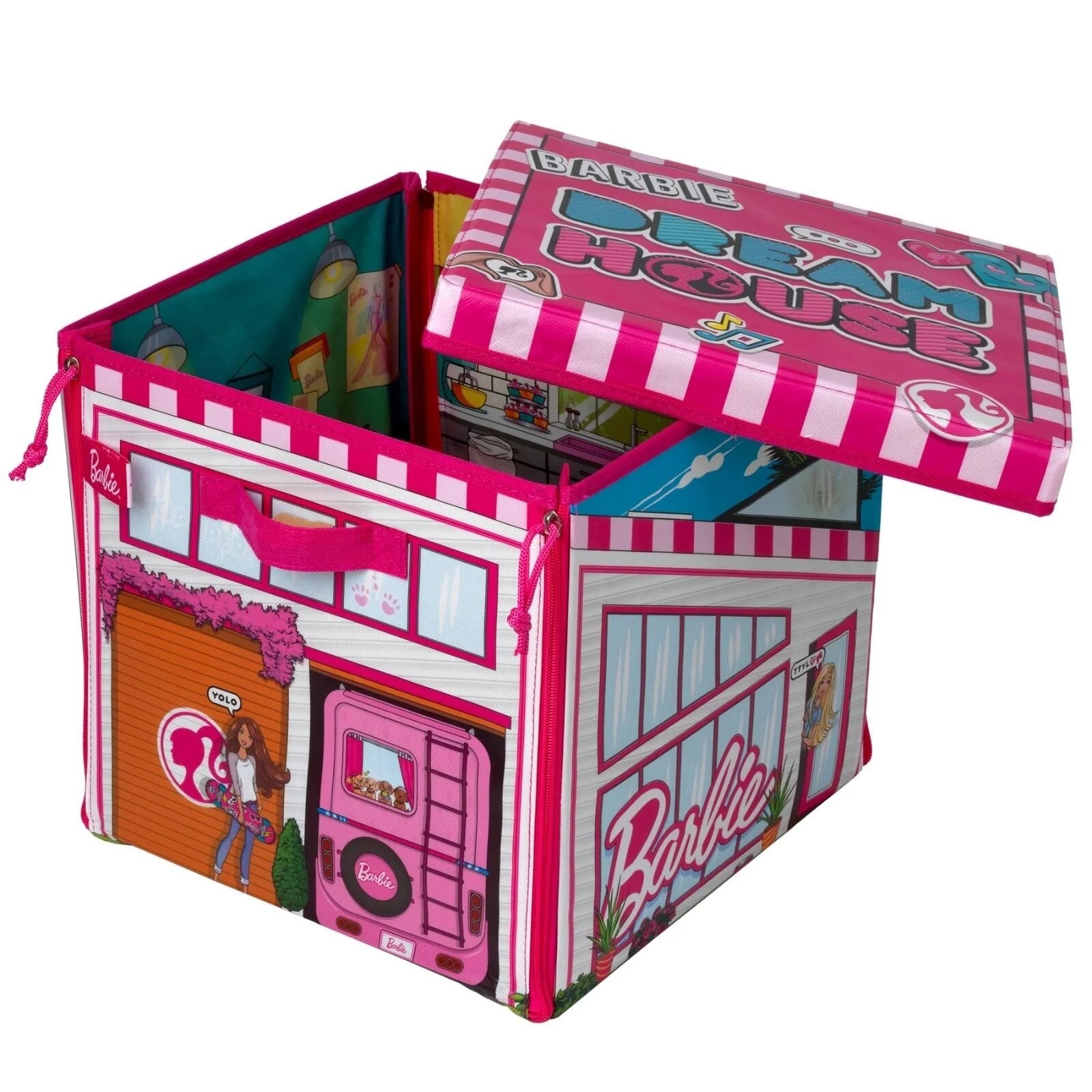 Barbie Dream House ZipBin & Playmat - ebebek - Black Friday