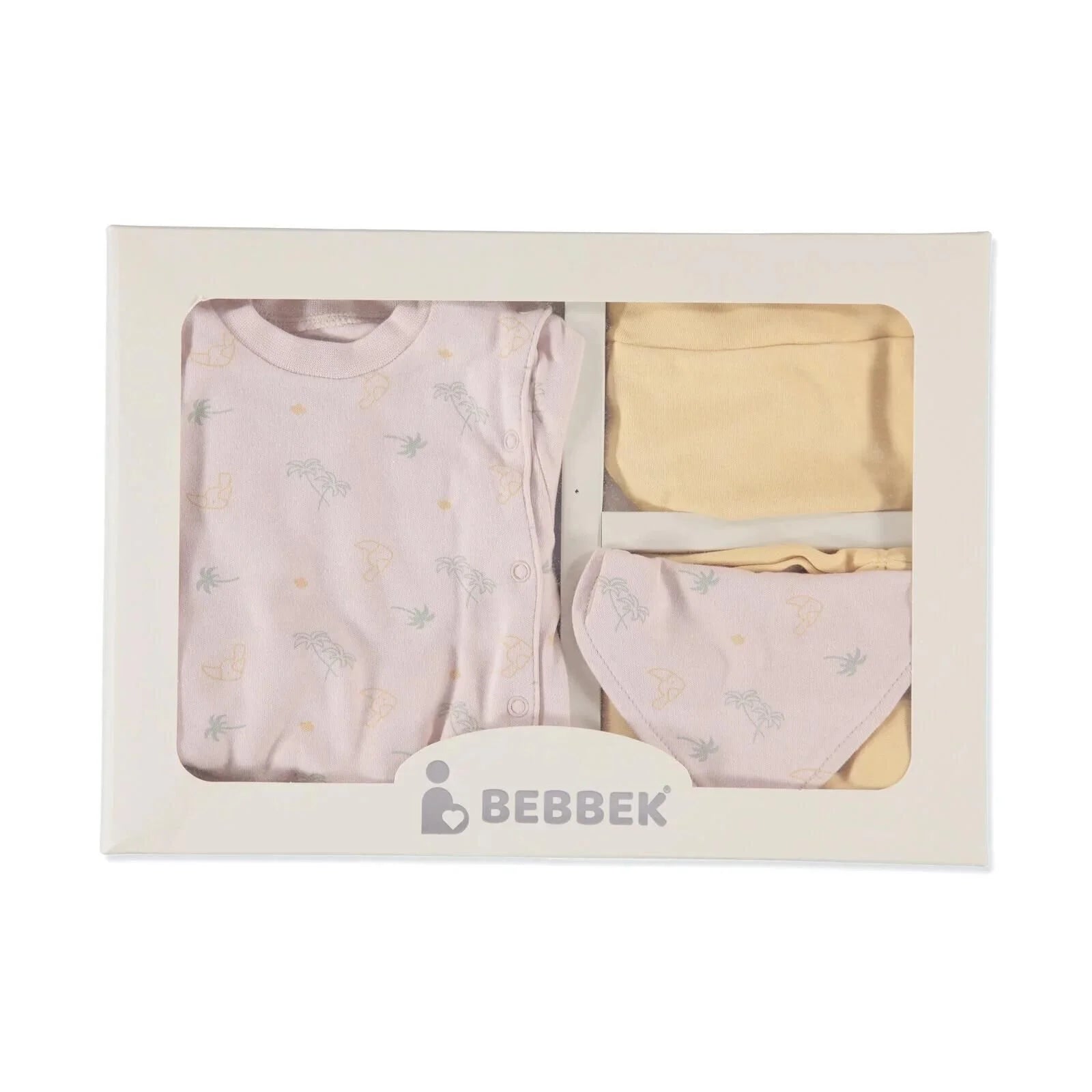 Bebbek Baby Girl 5 Pcs Newborn Gift Starter Set - Mustard - ebebek - Black Friday