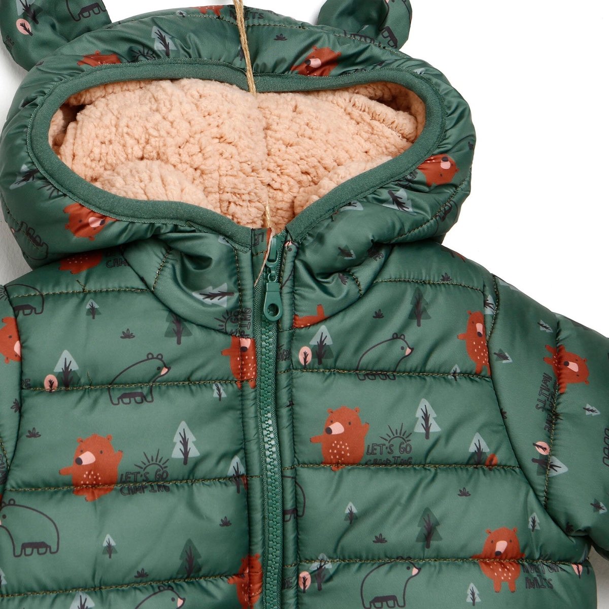 HelloBaby Boy Coat - Dark Green - ebebek - Black Friday