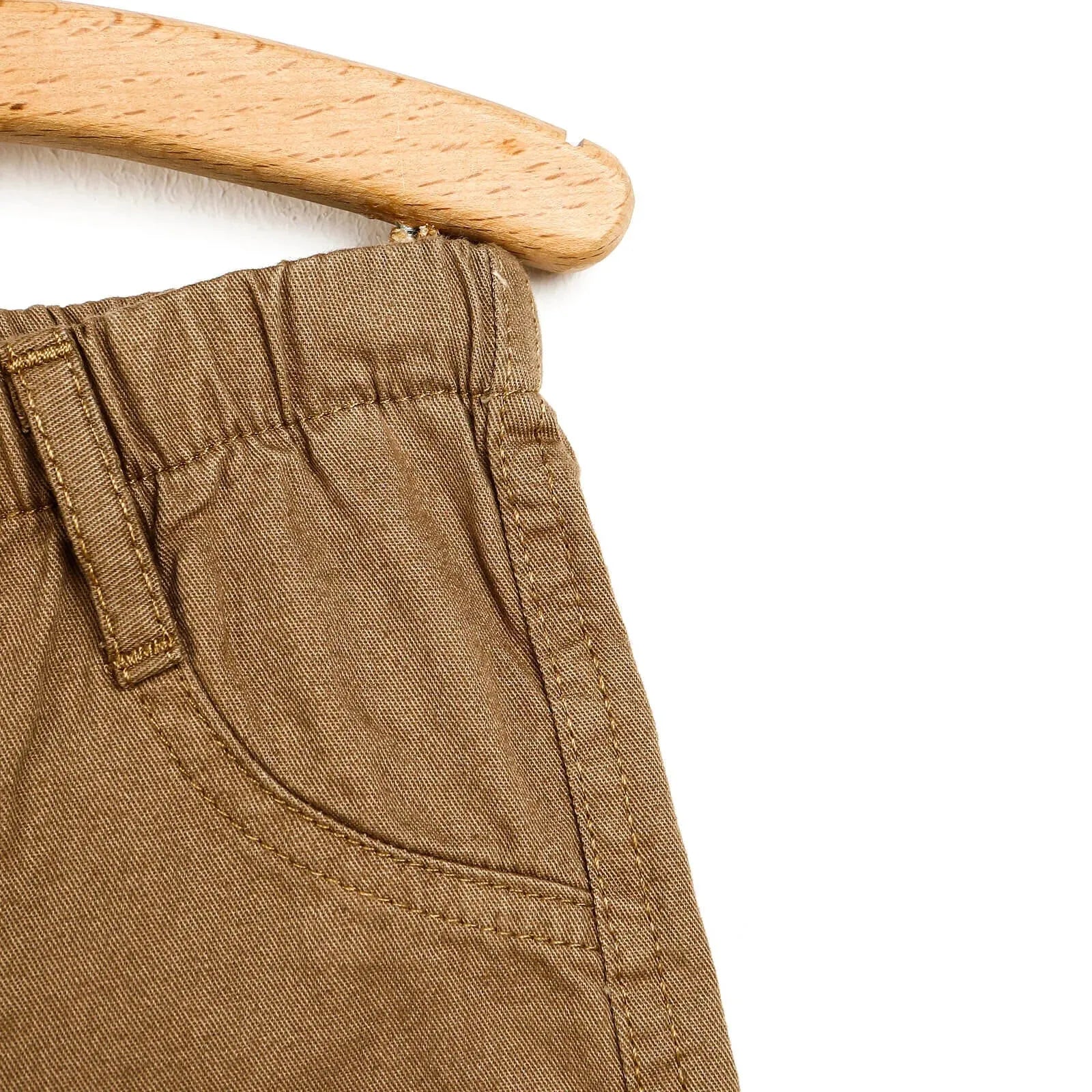 HelloBaby Basic Baby Boy Woven Pants - Light Brown - ebebek - Black Friday