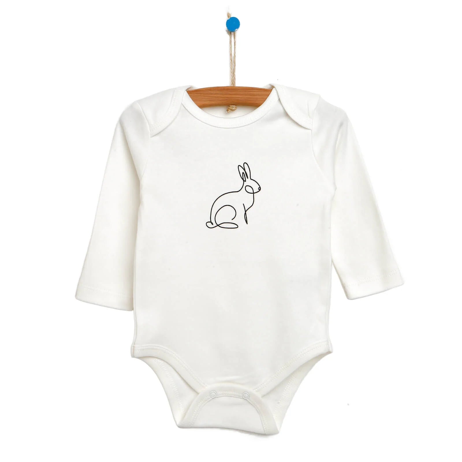 HelloBaby Long Sleeve Bodysuit - White - ebebek - Black Friday