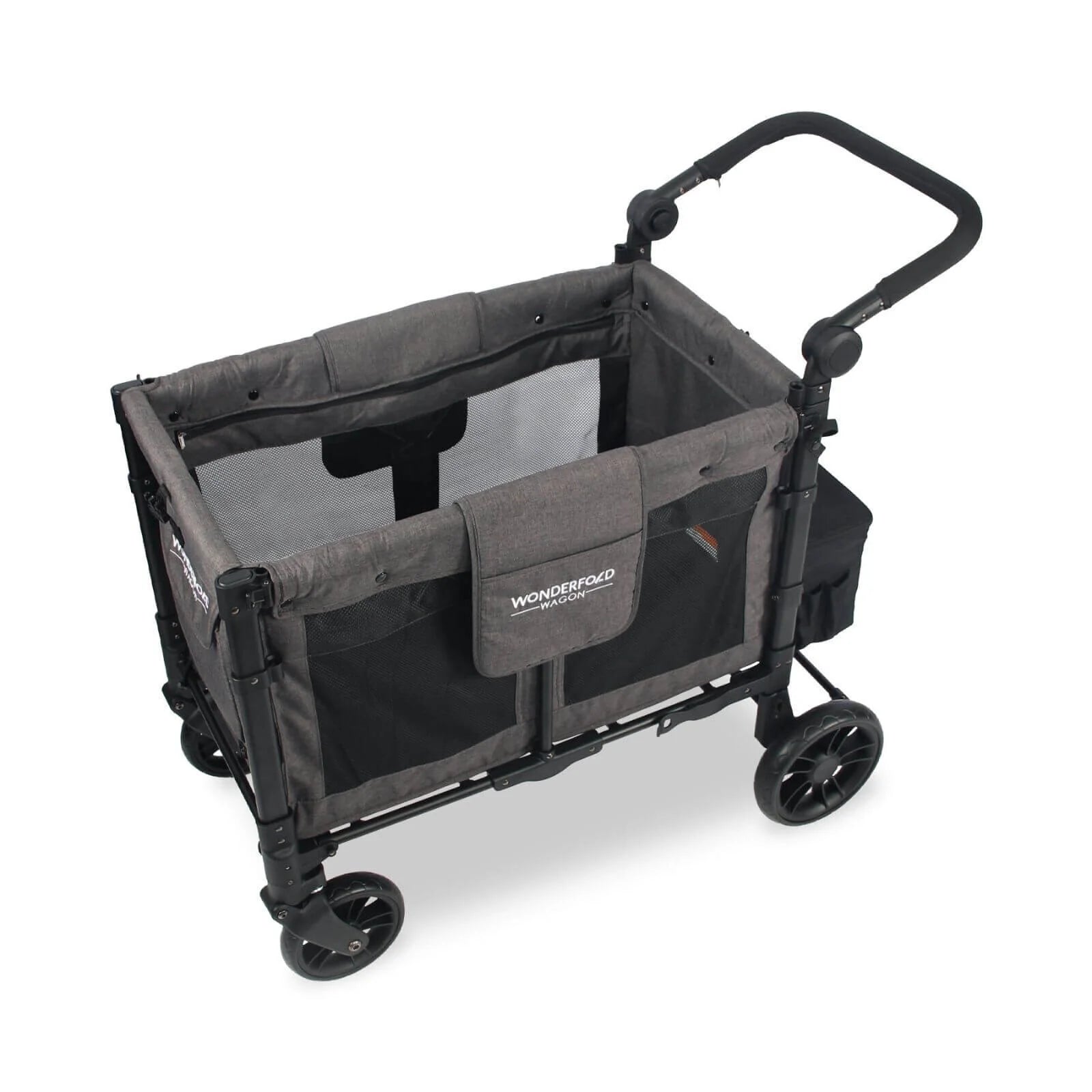 Wonderfold W2 Elite Double Stroller Wagon - Charcoal Grey - ebebek - Black Friday