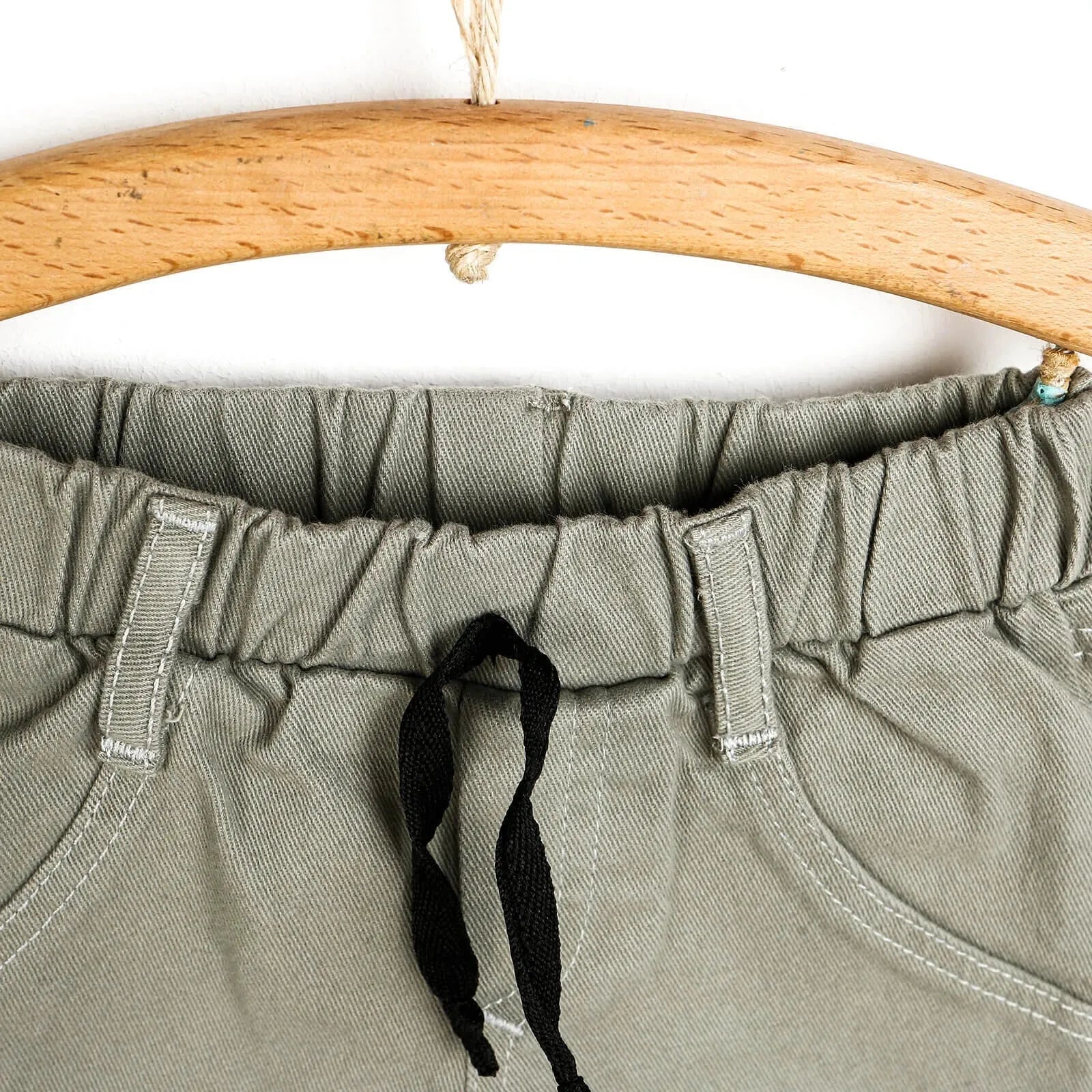 HelloBaby Basic Baby Boy Woven Pants - Dark Green - ebebek - Black Friday