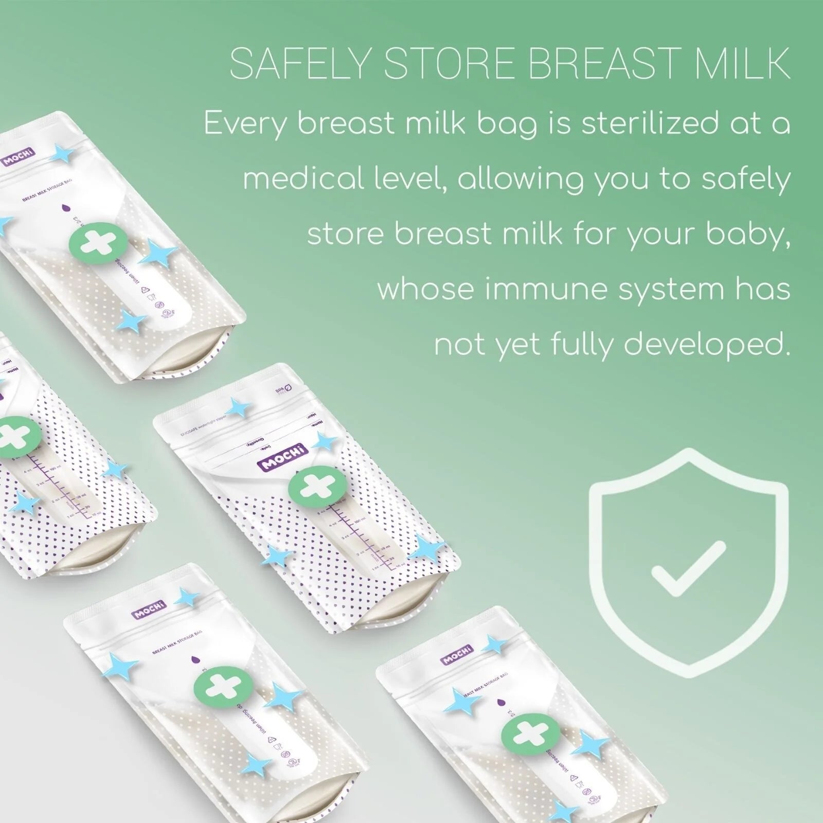 Mochi Breastmilk Storage Bags 50 pcs - ebebek - Black Friday