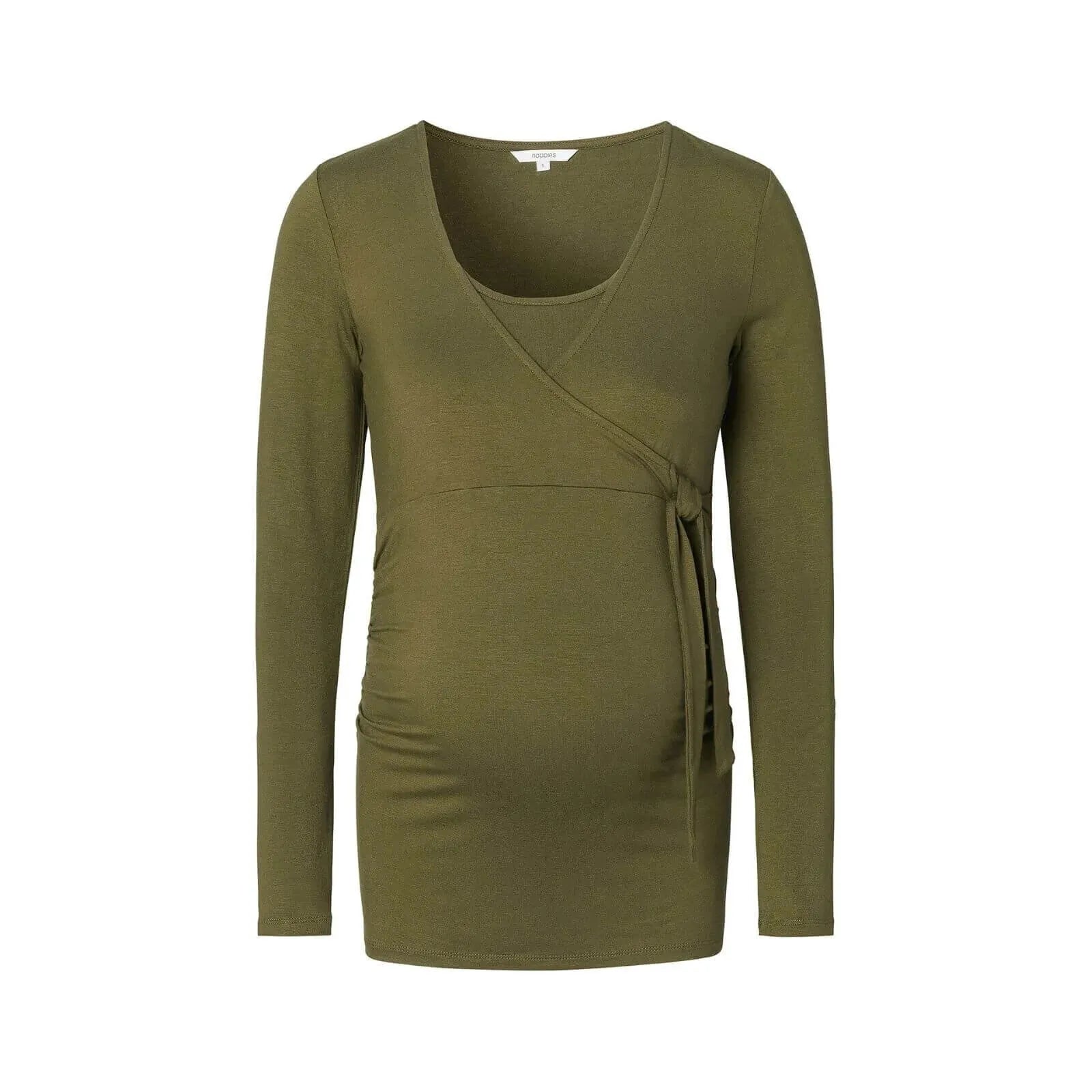 Noppies Tee Odellal Nursing Long Sleeve - Dark Green - ebebek - Black Friday