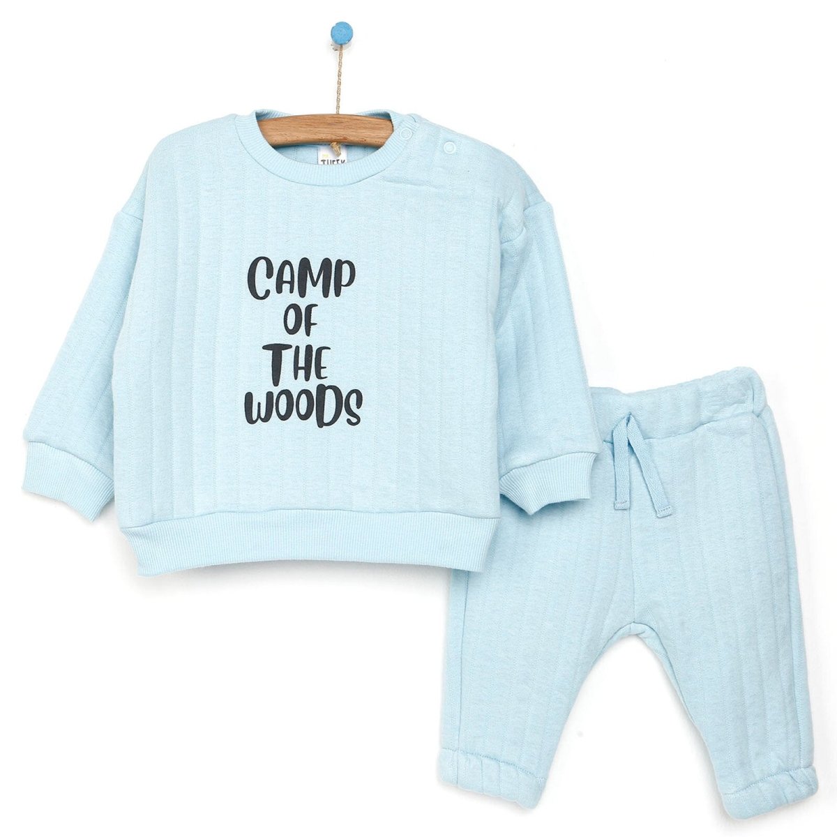 Tuffy Sweatshirt - Footless Bottom - Light Blue - ebebek - Black Friday