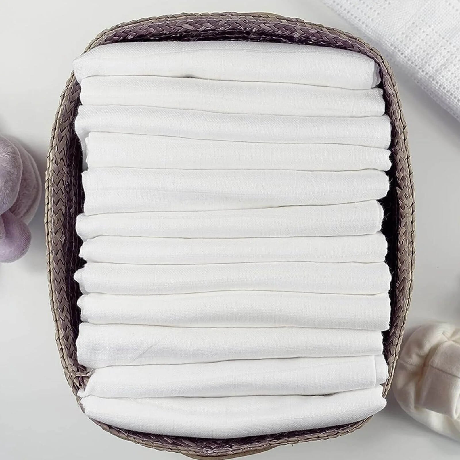 MuslinZ 12 Pack Muslin Squares 70x70cm - White - ebebek - Black Friday