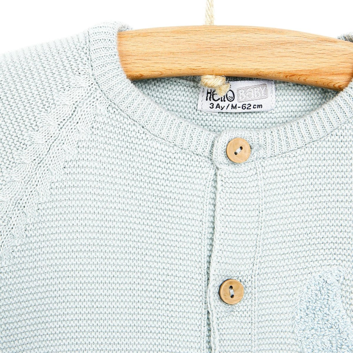 HelloBaby Newborn Knit Jumpsuit - Hat Starter Set - Mint - ebebek - Black Friday