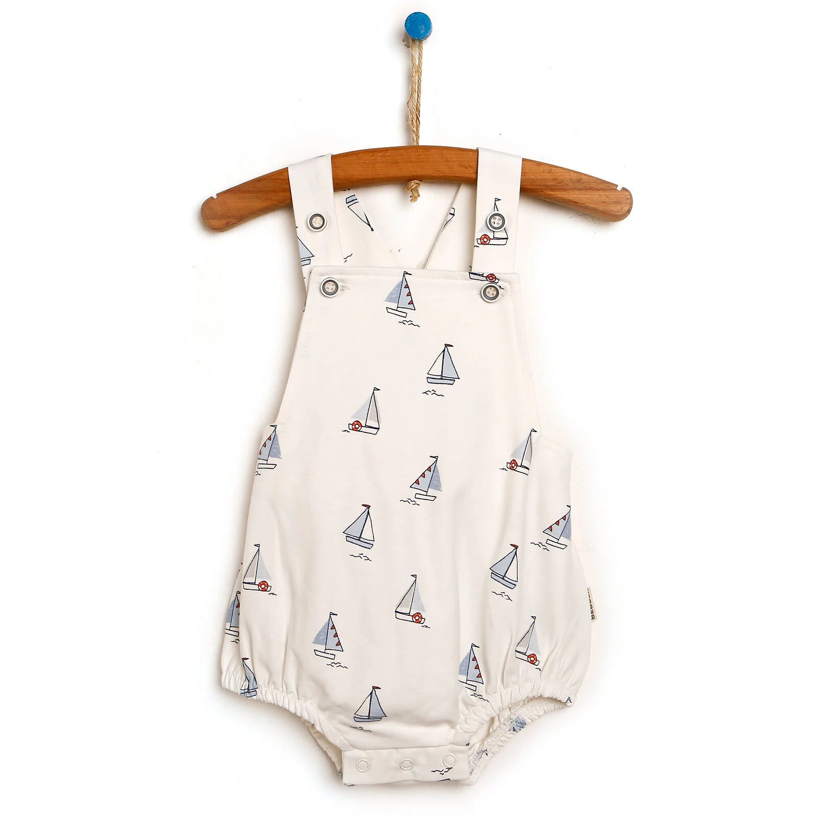 Bebbek Newborn Salling Theme Romper - White - ebebek - Black Friday