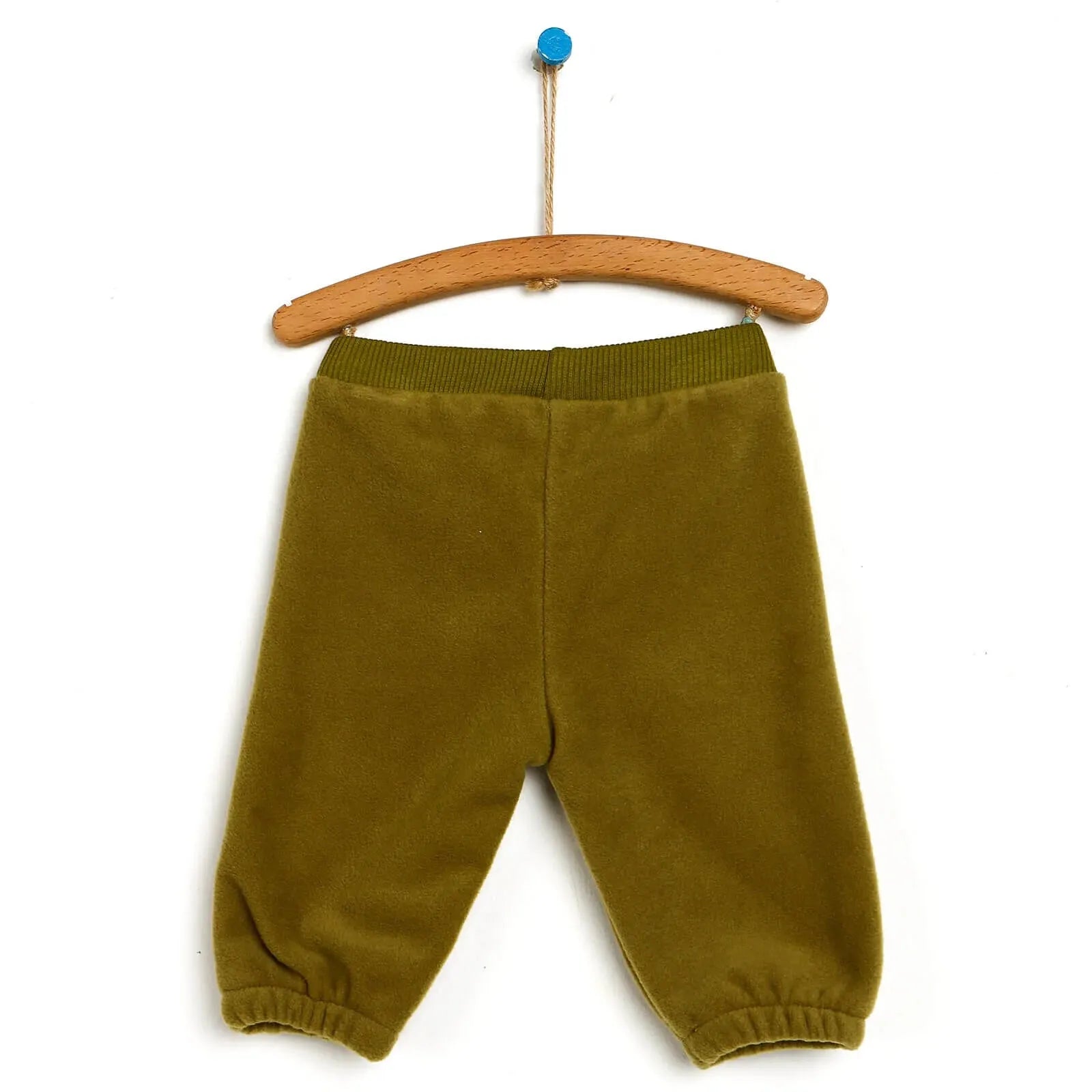 HelloBaby Basic Baby Boy Fleece Pants - Green - ebebek - Black Friday