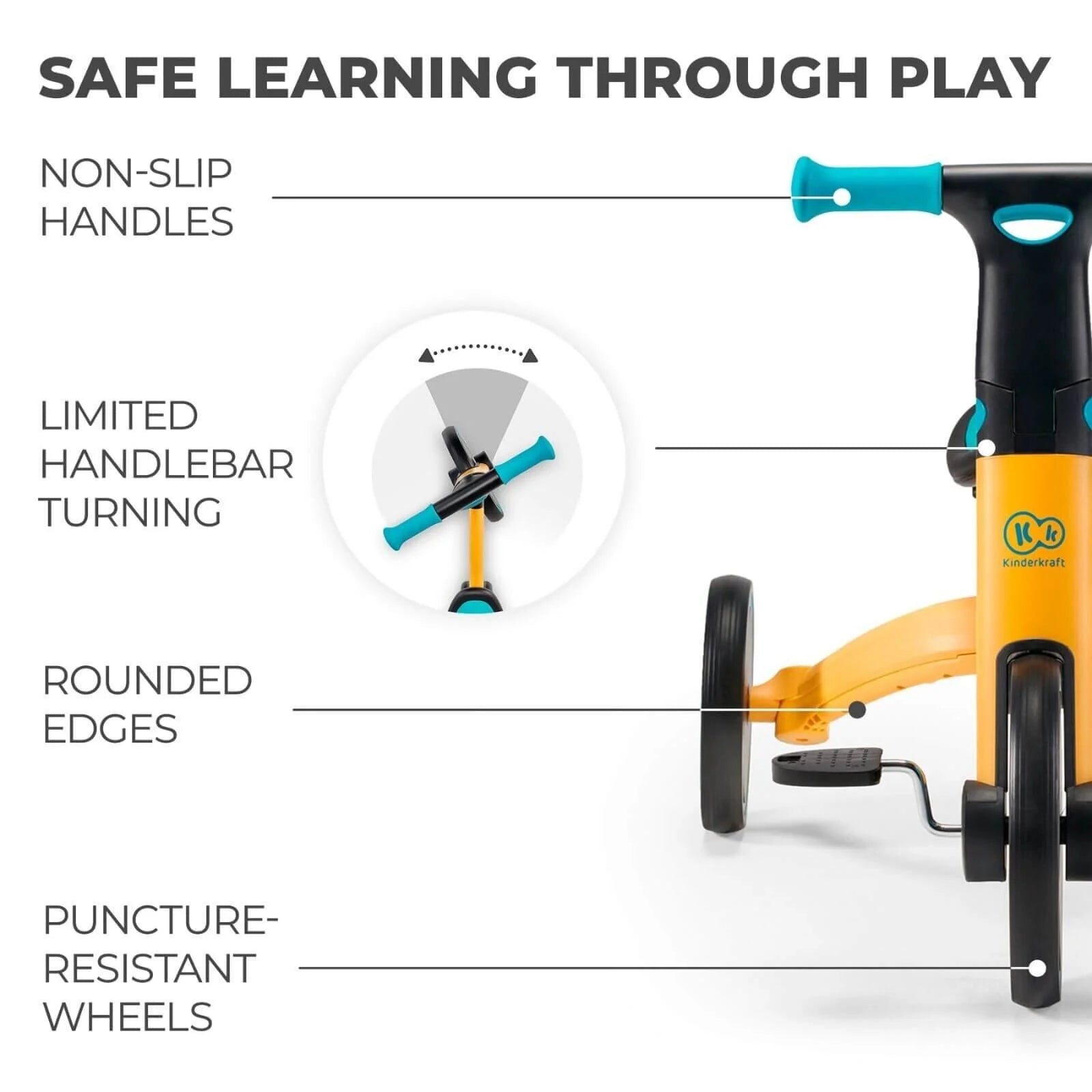 Kinderkraft 4 Trike Kids Tricycle - ebebek - Black Friday