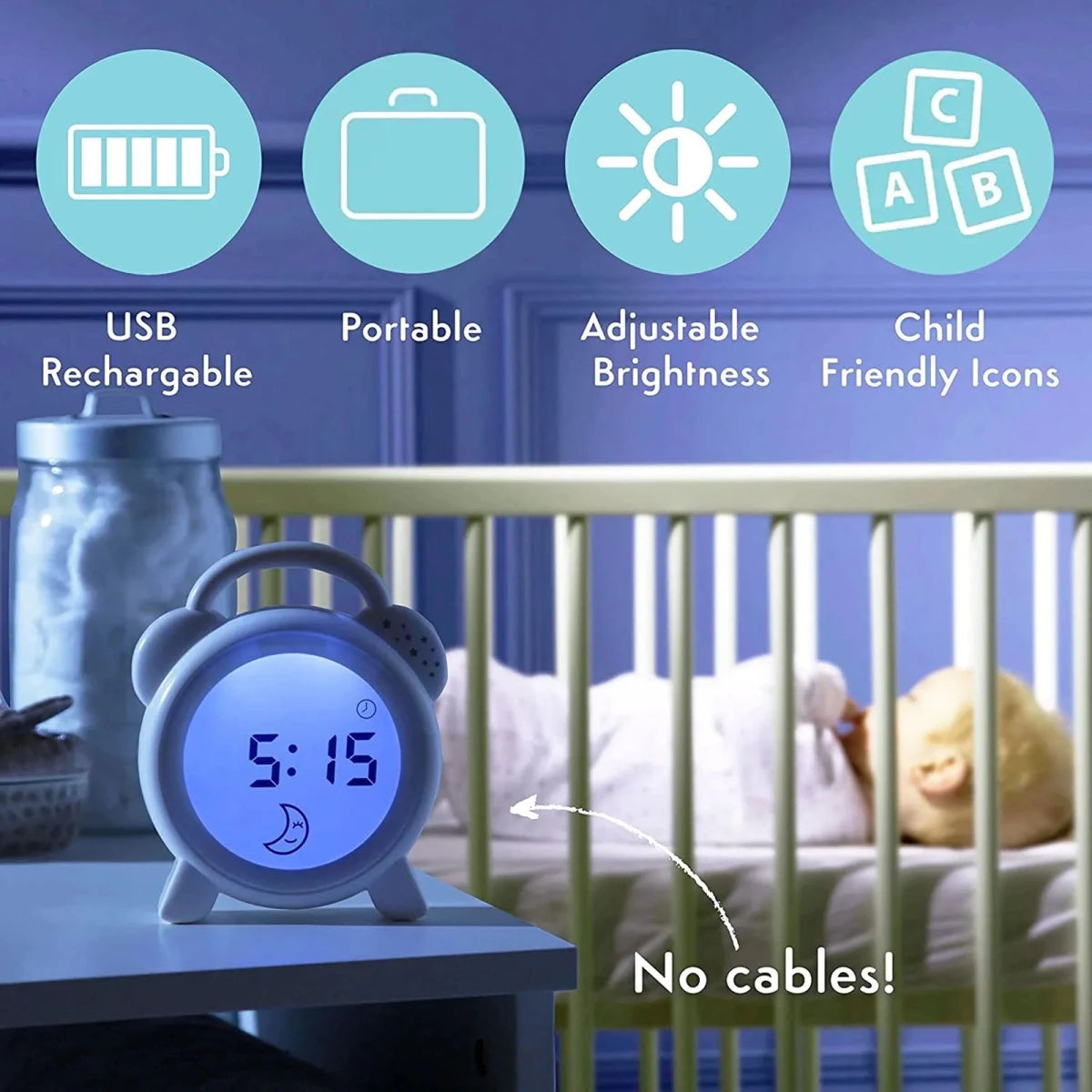 Purflo Snoozee Sleep Trainer & Clock - ebebek
