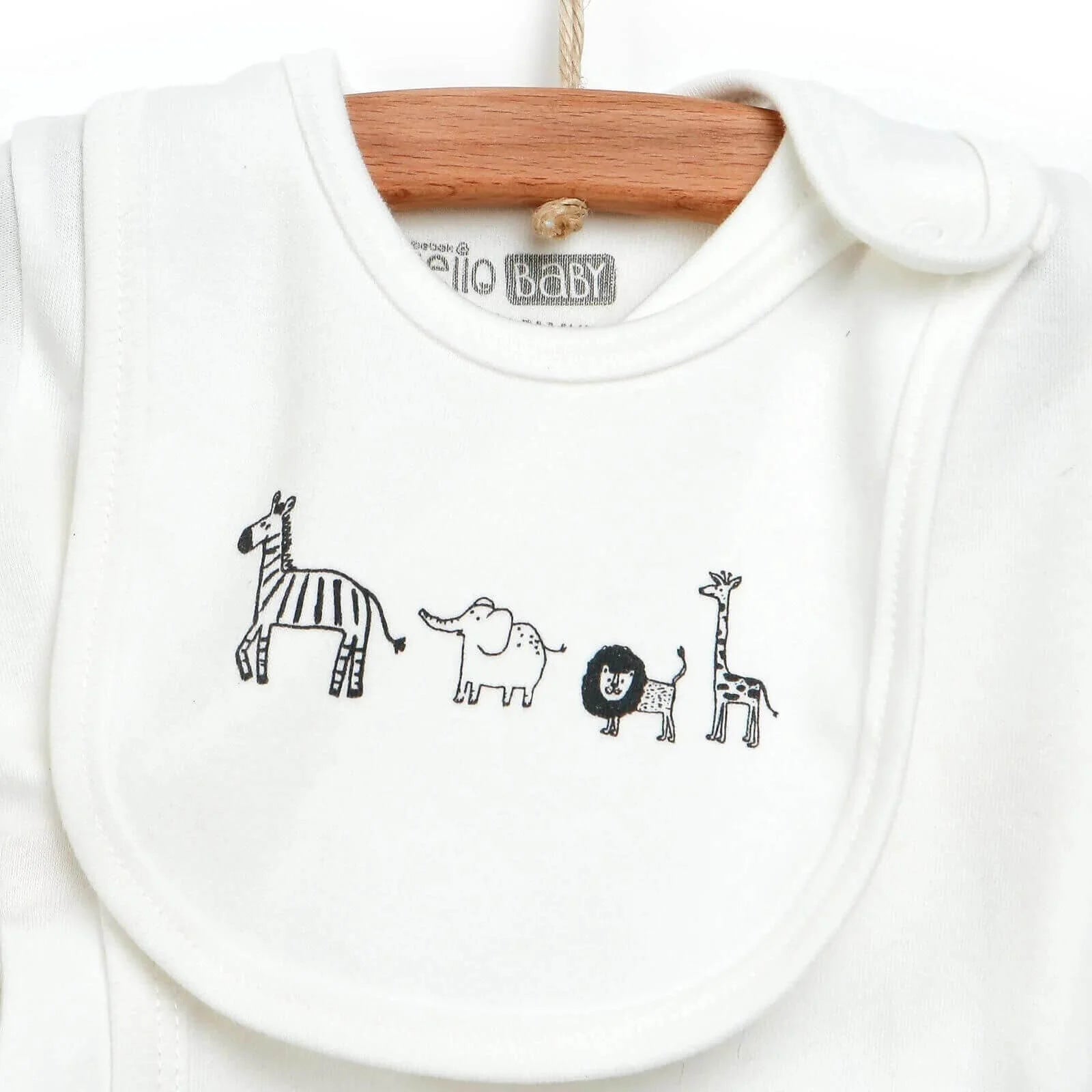 HelloBaby Organic 10 Pcs Newborn Starter Set - White - ebebek - Black Friday