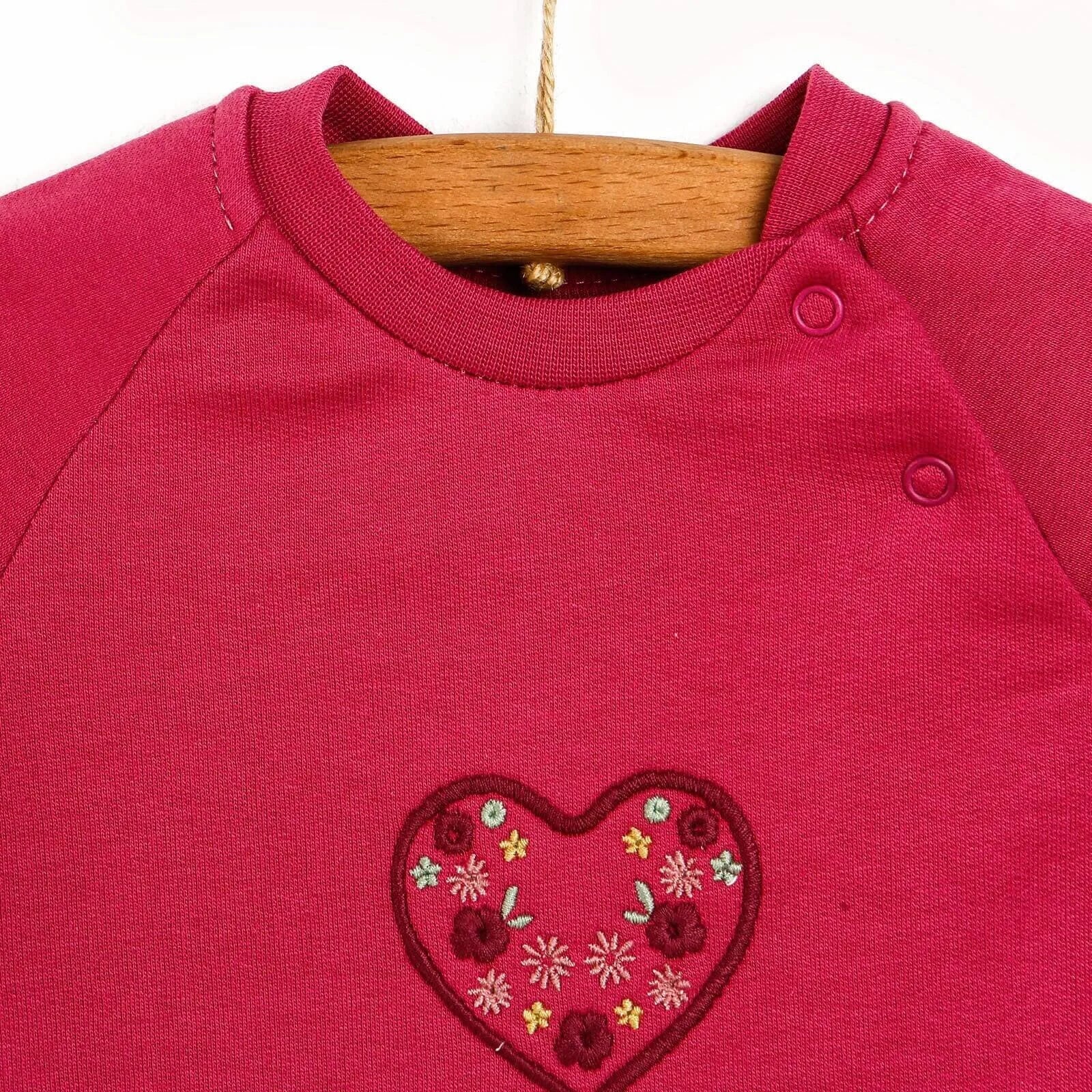 Bebbek Newborn Sweet Birds Jumpsuit - Damson - ebebek - Black Friday