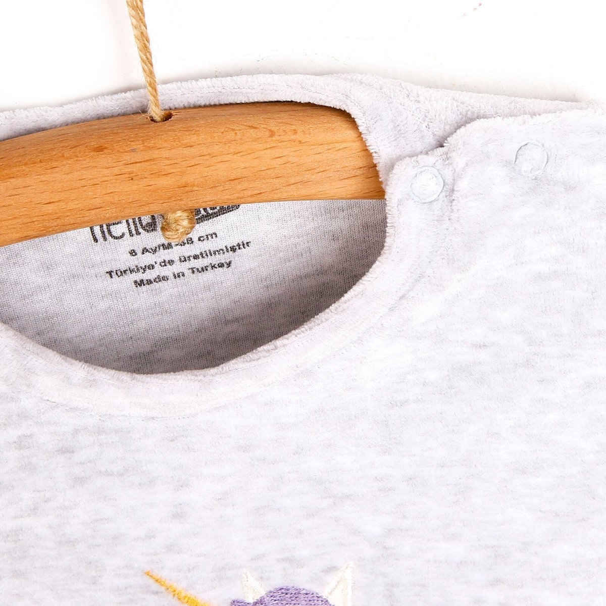 HelloBaby Basic Baby Girl Velvet Pyjamas - Purple - ebebek - Black Friday