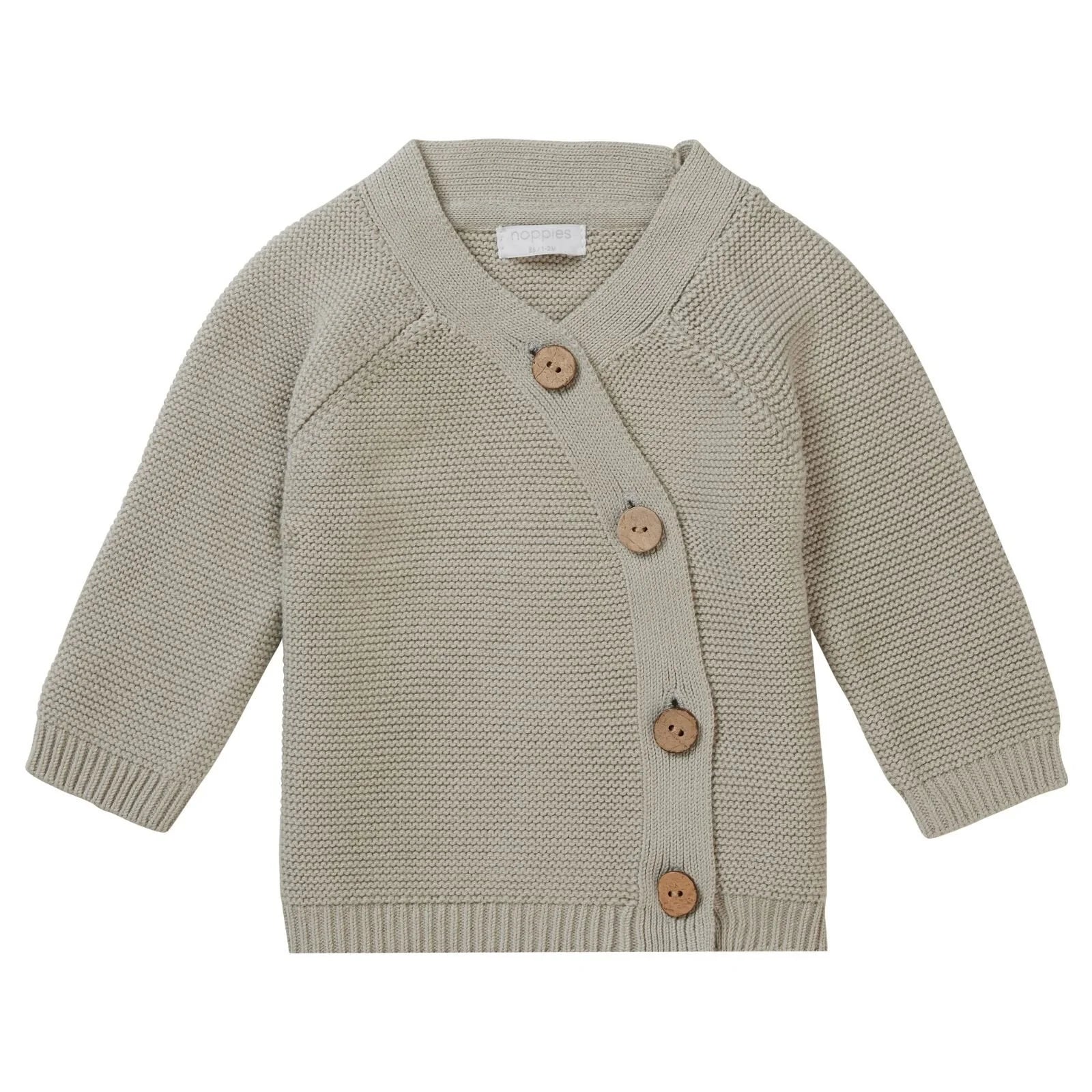 Noppies Cardigan Malabar - Willow Grey - ebebek - Black Friday