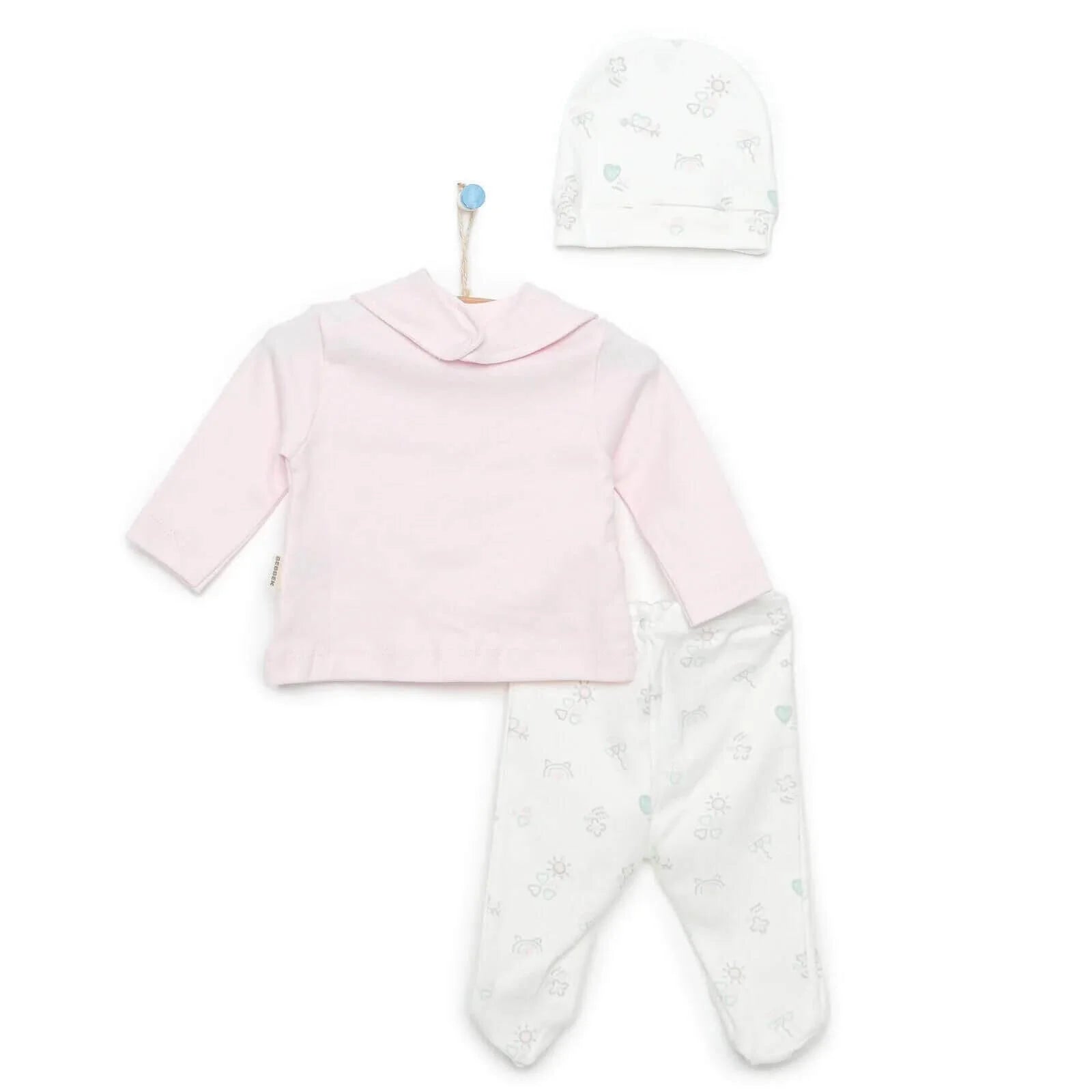 Bebbek Baby Girl 5 Pcs Newborn Gift Starter Set - Ecru - ebebek - Black Friday