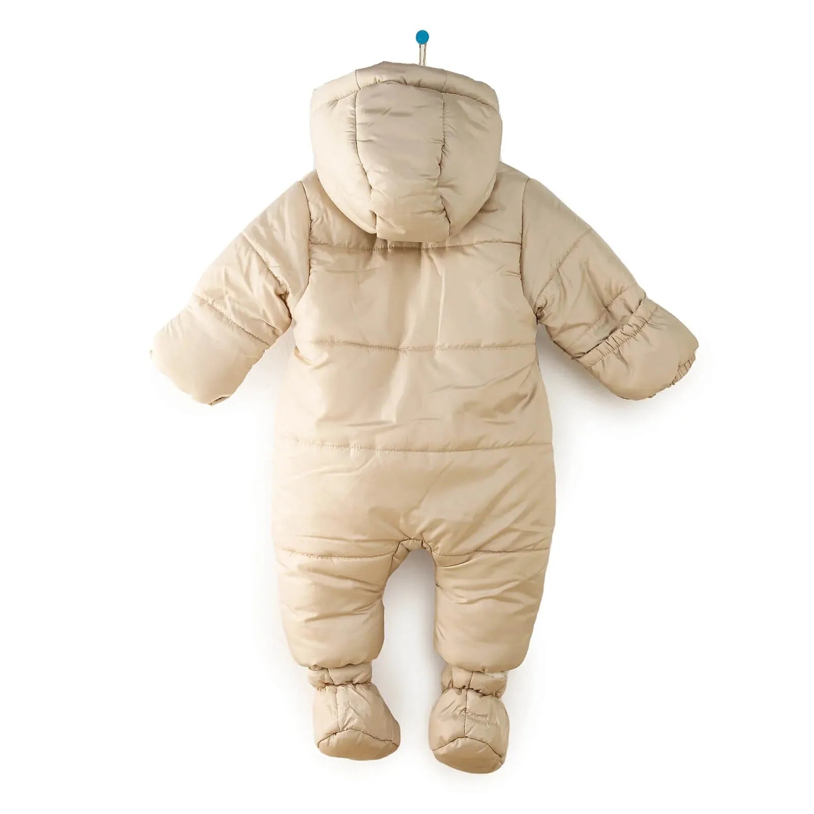 Midimod Baby Boy Snowsuit with Double Zip - Beige - ebebek - Black Friday